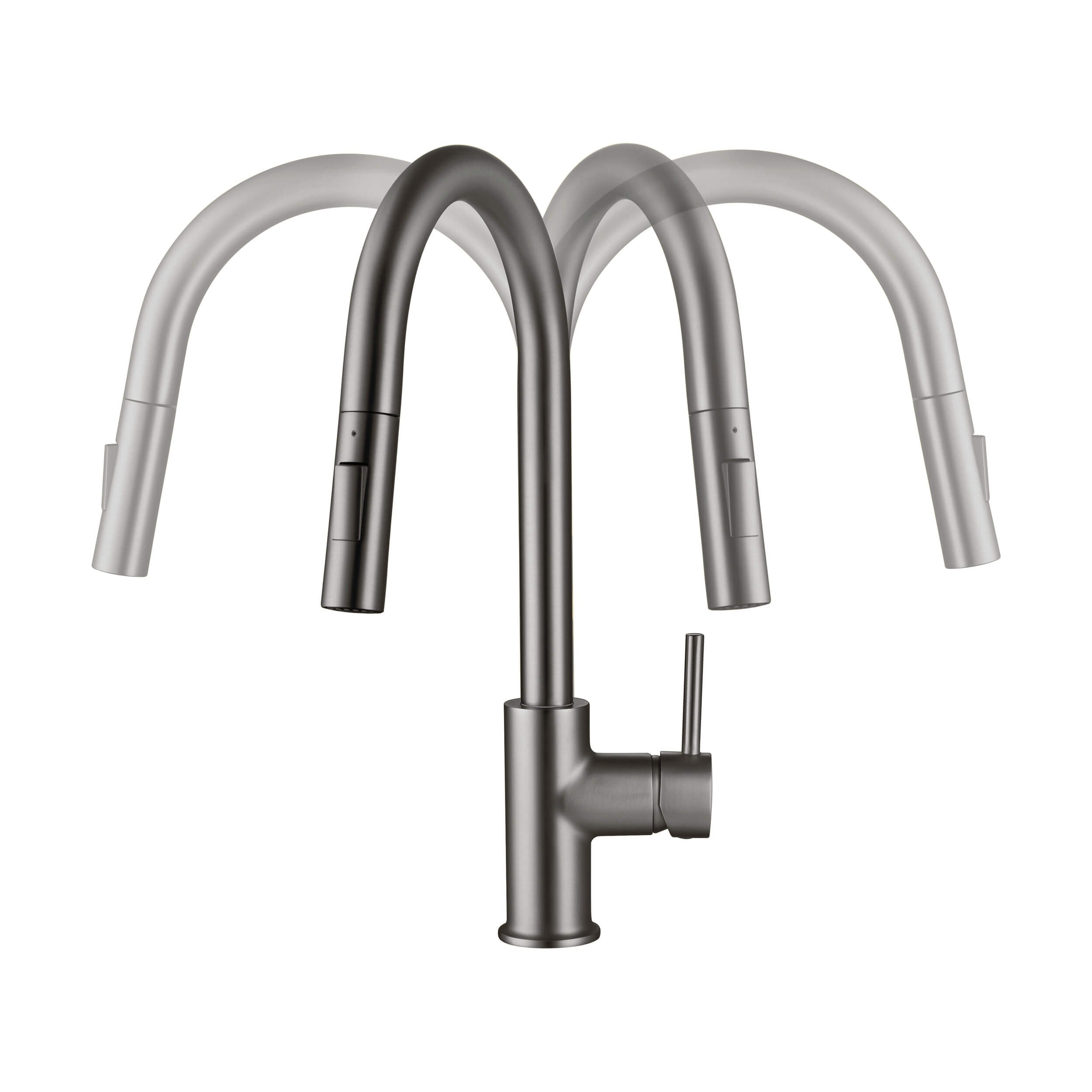 Halo Single Handle Pull Down Kitchen Faucet