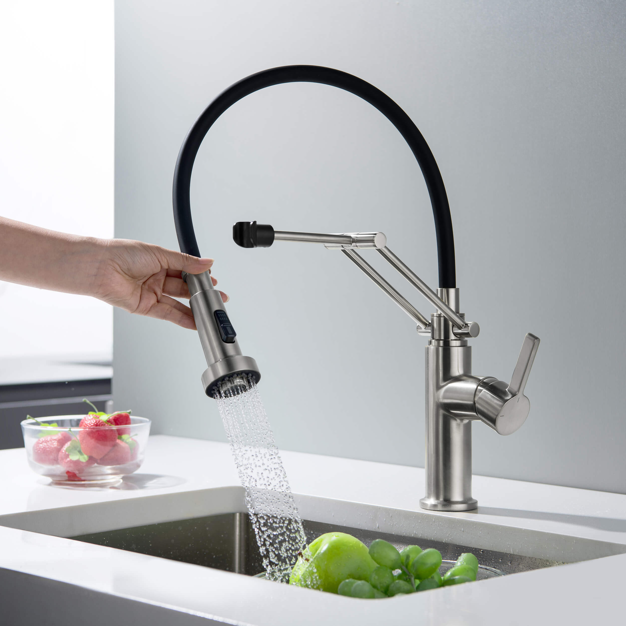 Vista Single Handle Pull Down Kitchen Faucet