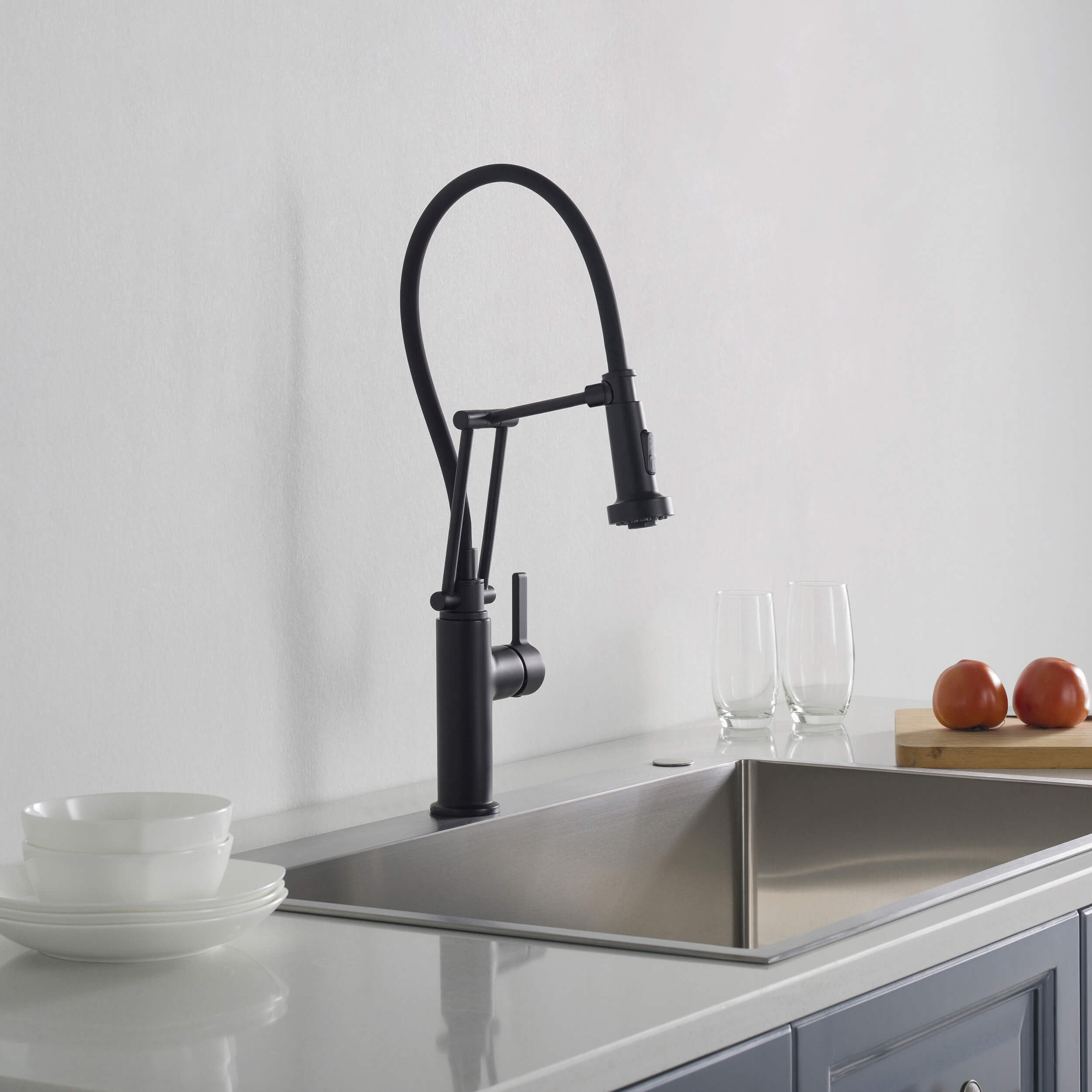 Vista Single Handle Pull Down Kitchen Faucet