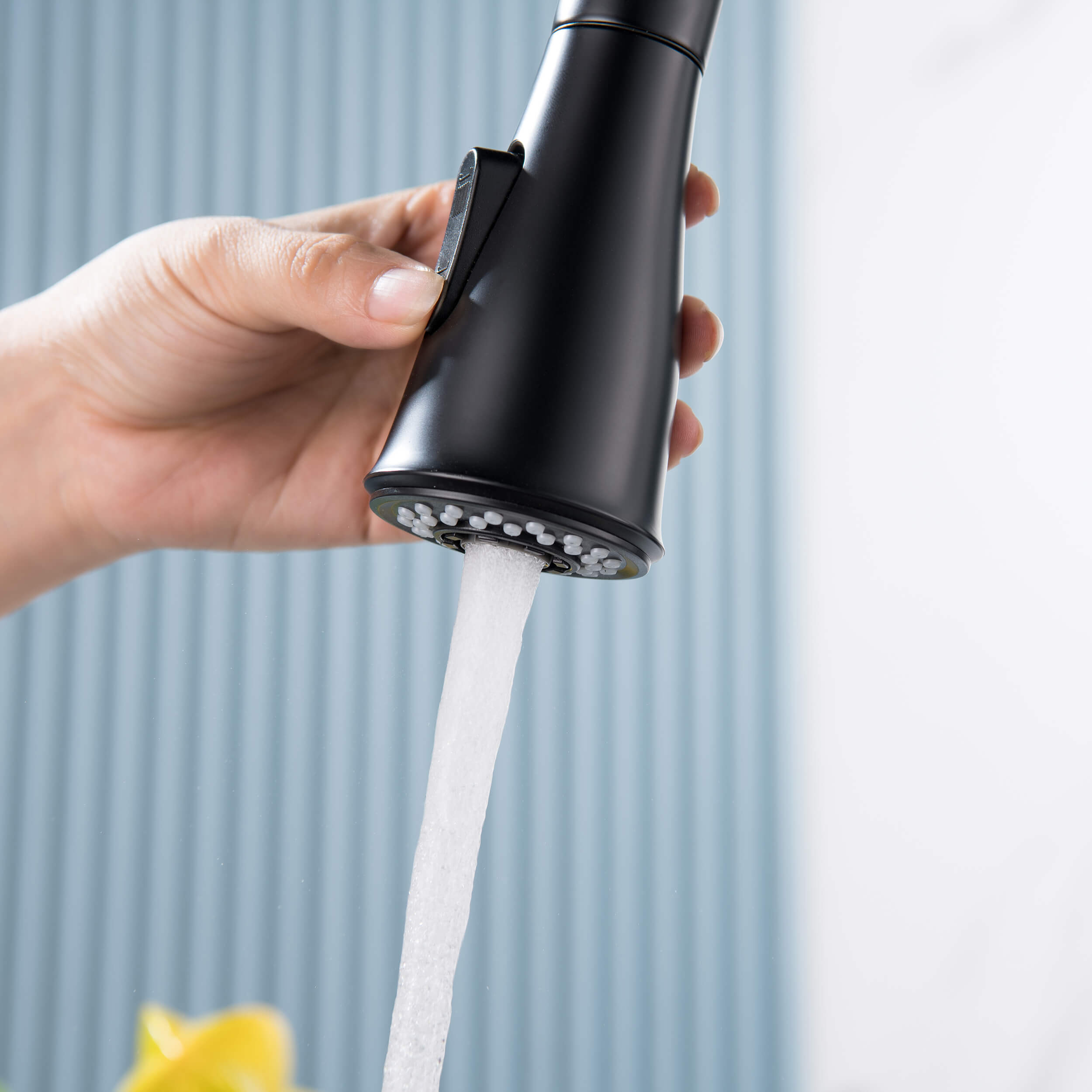Plano Single Handle Pull Down Kitchen Sink Faucet
