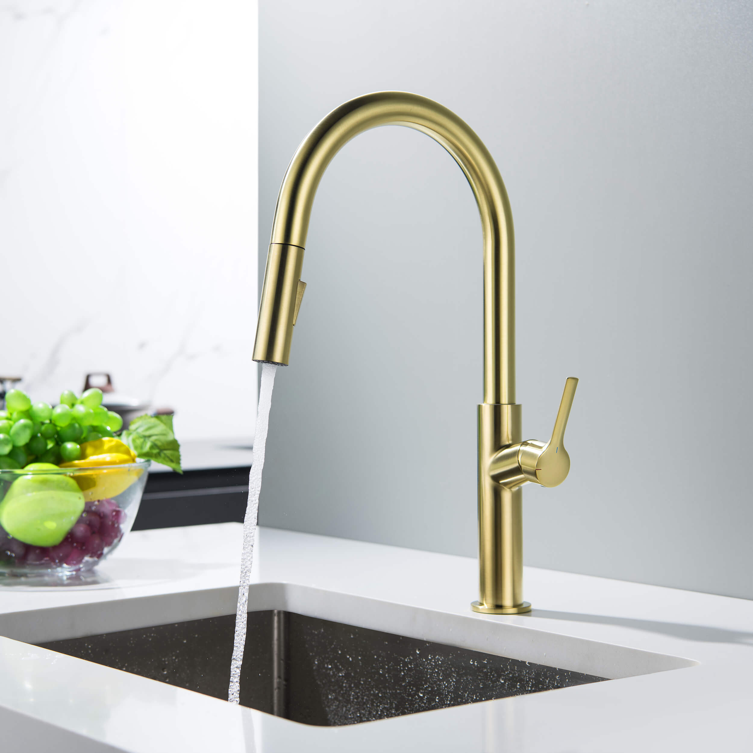 Neo Single Handle Pull Down Kitchen Sink Faucet