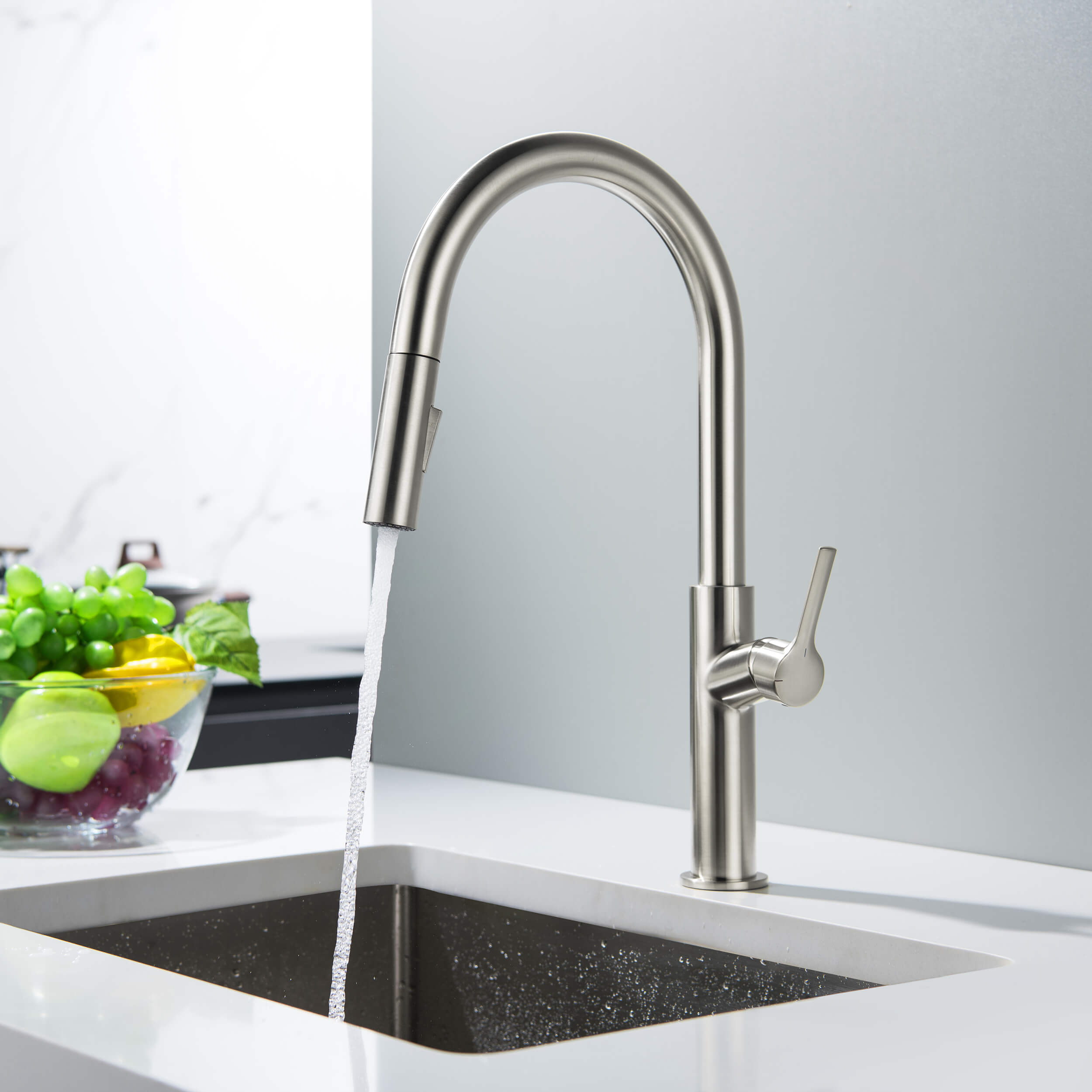 Neo Single Handle Pull Down Kitchen Sink Faucet