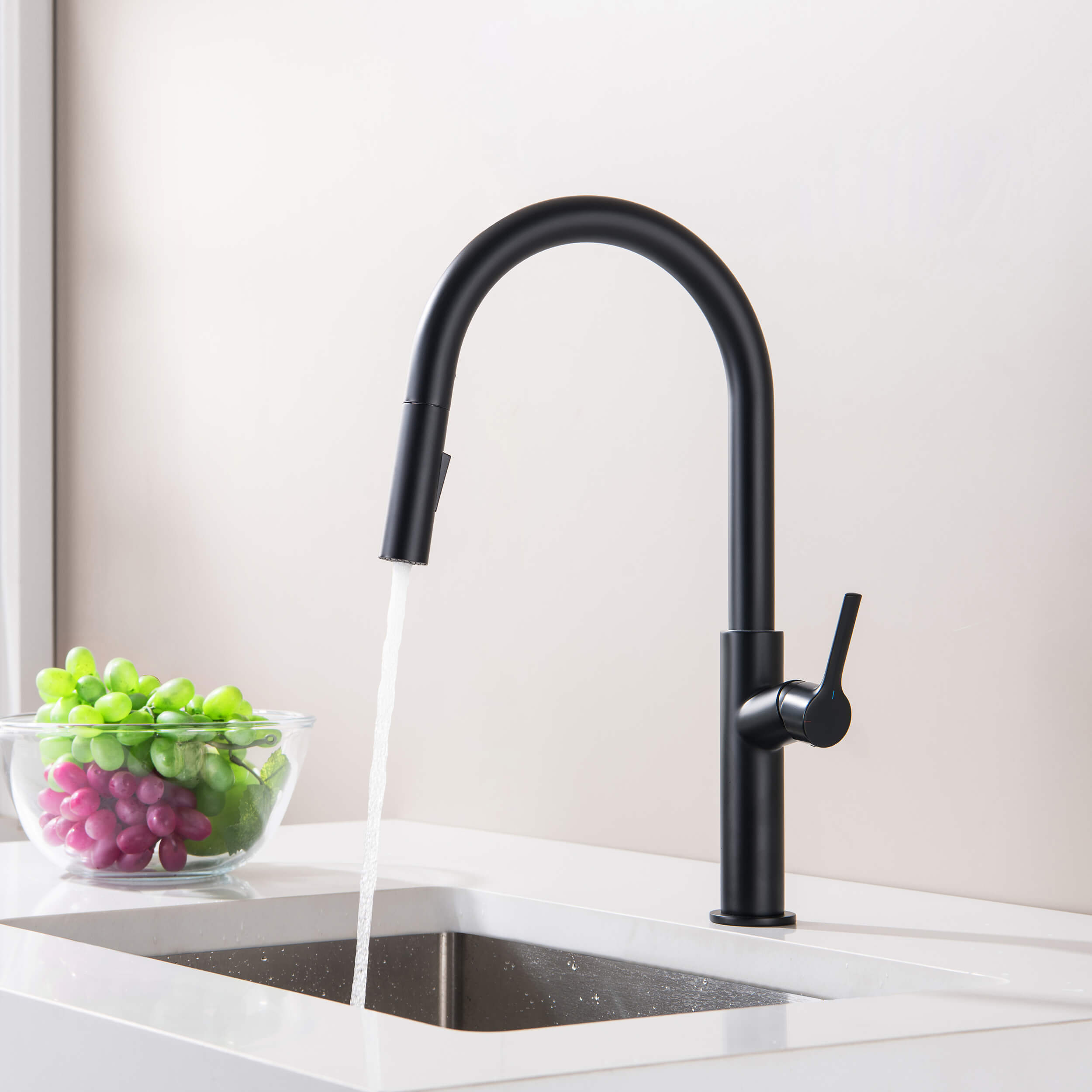 Neo Single Handle Pull Down Kitchen Sink Faucet