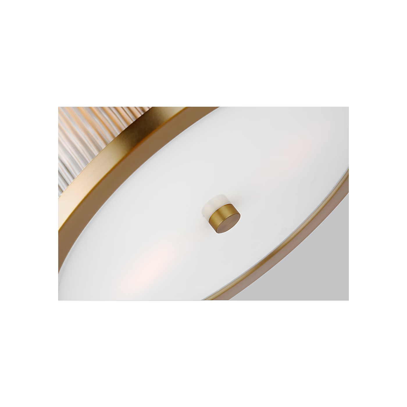 Visual Comfort | Geneva Medium Flush Mount CF1052 | Chapman & Myers | Clear Fluted Glass | Studio Collection