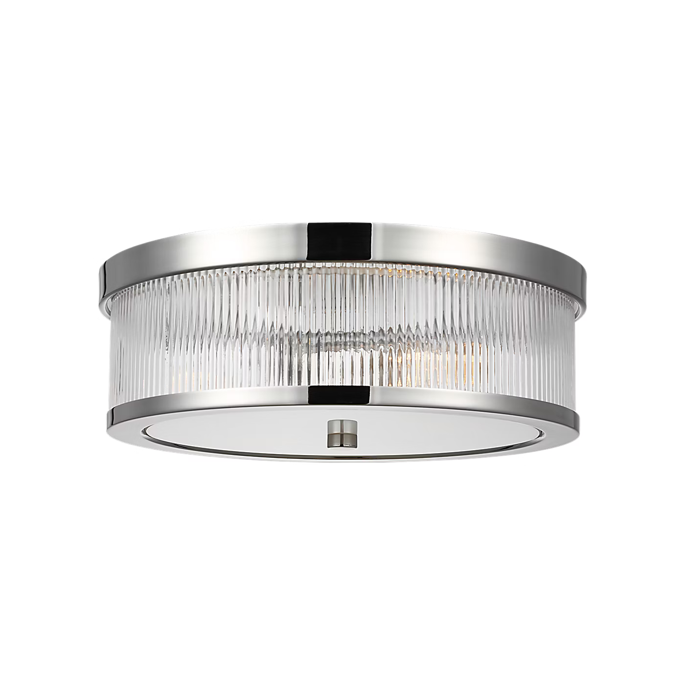 Visual Comfort | Geneva Medium Flush Mount CF1052 | Chapman & Myers | Clear Fluted Glass | Studio Collection