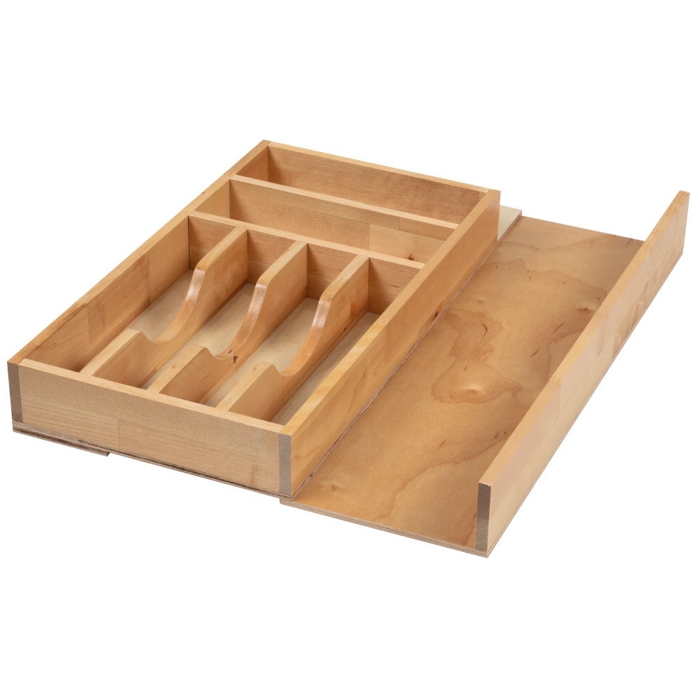 Hardware Resources Adjustable SLIMLINE Cutlery Drop-In Drawer Insert