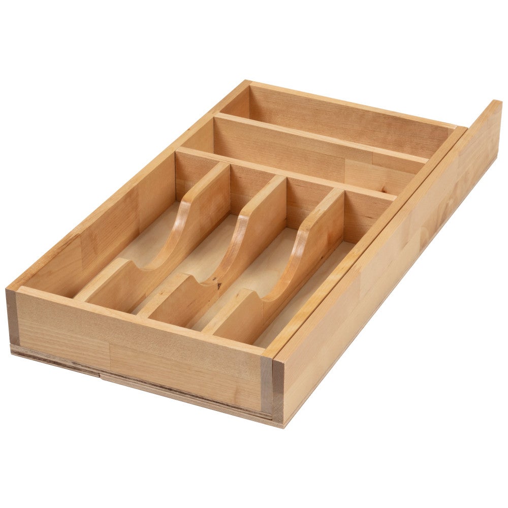 Hardware Resources Adjustable SLIMLINE Cutlery Drop-In Drawer Insert