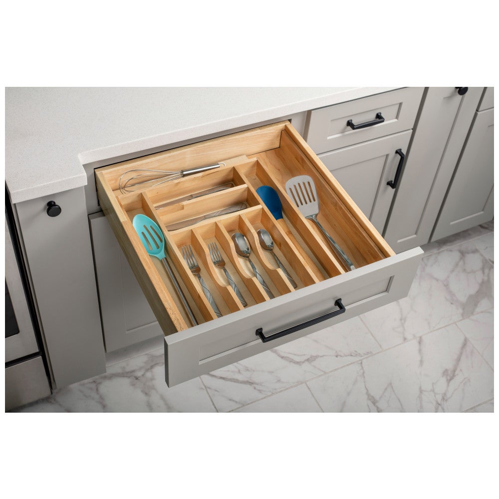 Hardware Resources Adjustable SLIMLINE Cutlery Drop-In Drawer Insert