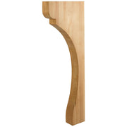 Hardware Resources 2" W x 8" D x 22" H Hard Maple Minimalist Vent Hood Corbel