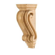 Hardware Resources 2-9/16" W x 2-7/16" D x 7" H Alder Scrolled Corbel