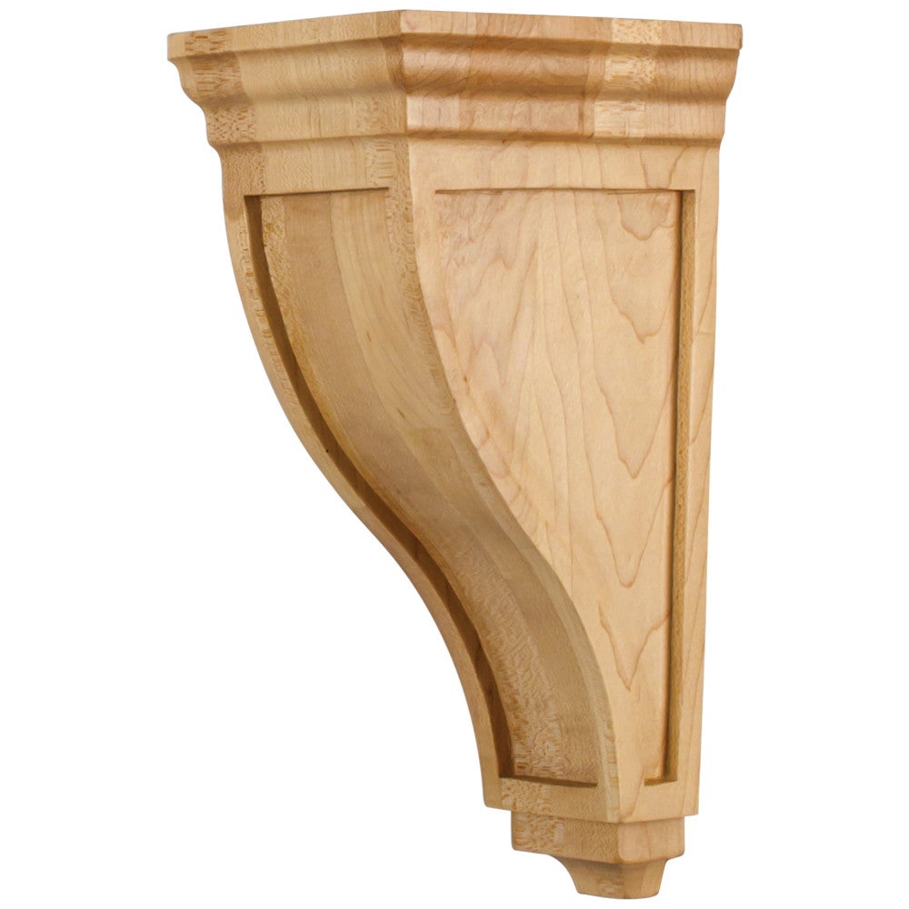 Hardware Resources 4-3/8" W x 5" D x 10" H Rubberwood Arts & Crafts Corbel
