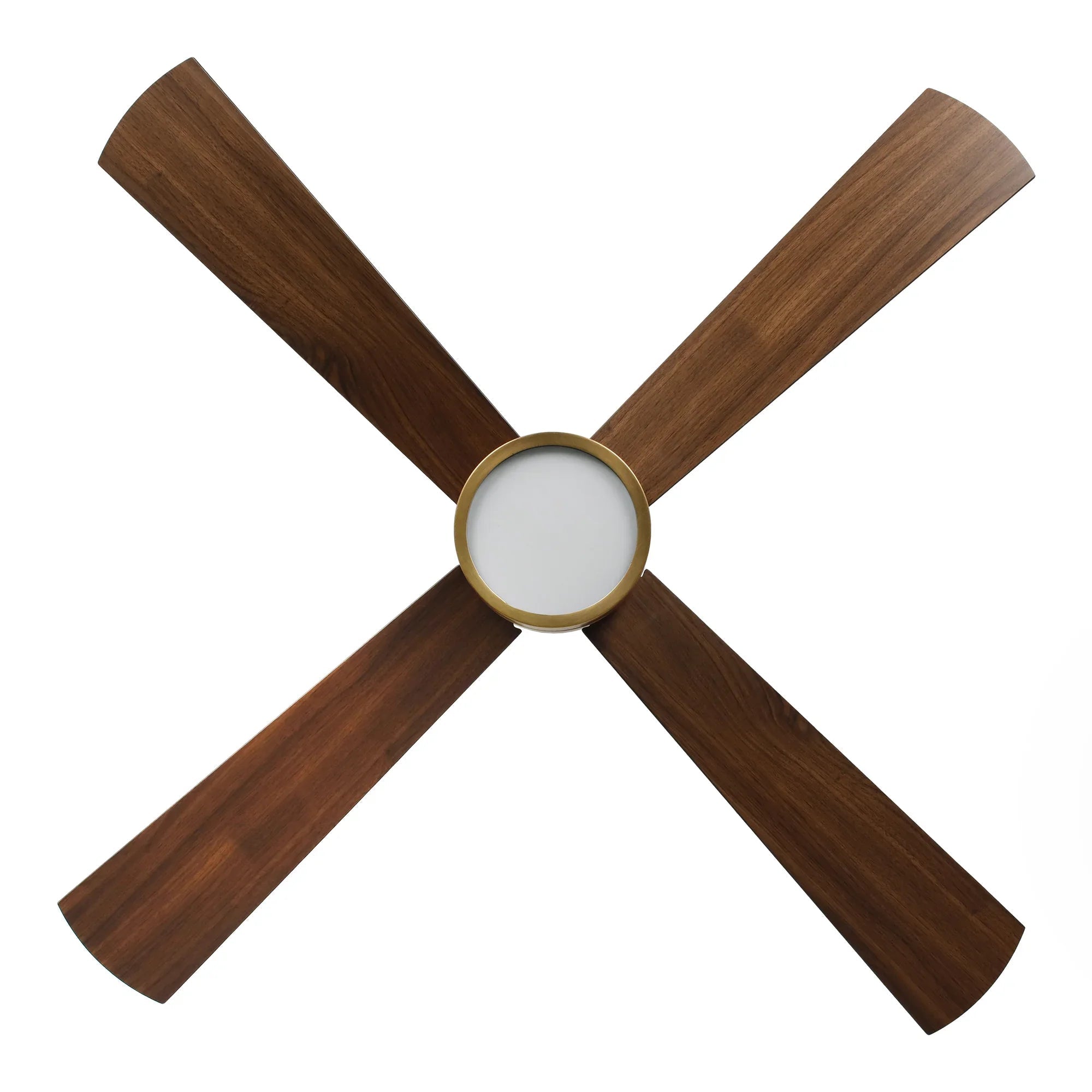 52 Inch Bucholz Industrial Dimmable RGB LED Ceiling Fan with Remote and APP Control