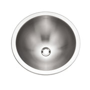 Houzer Opus 16" Stainless Steel Undermount Round Bathroom Sink
