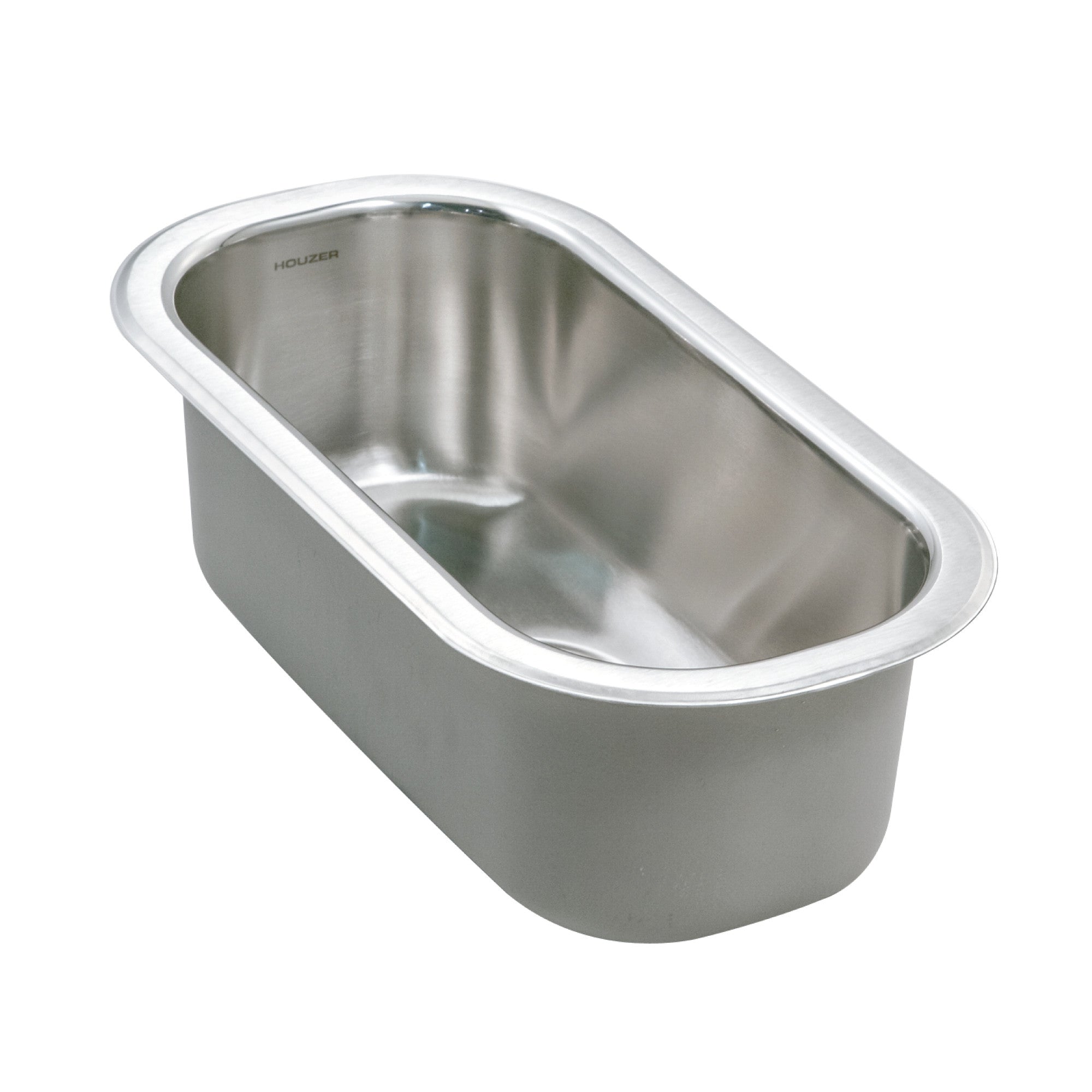 Houzer Club 10 inch Stainless Steel Undermount Compact Single Bowl Bar Sink - CS-1105