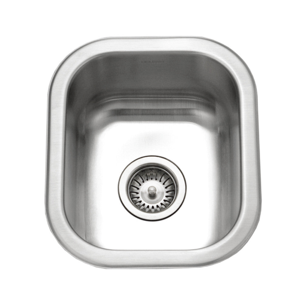 Houzer Club 13 inch Stainless Steel Undermount Small Bar and Prep Sink - CS-1307