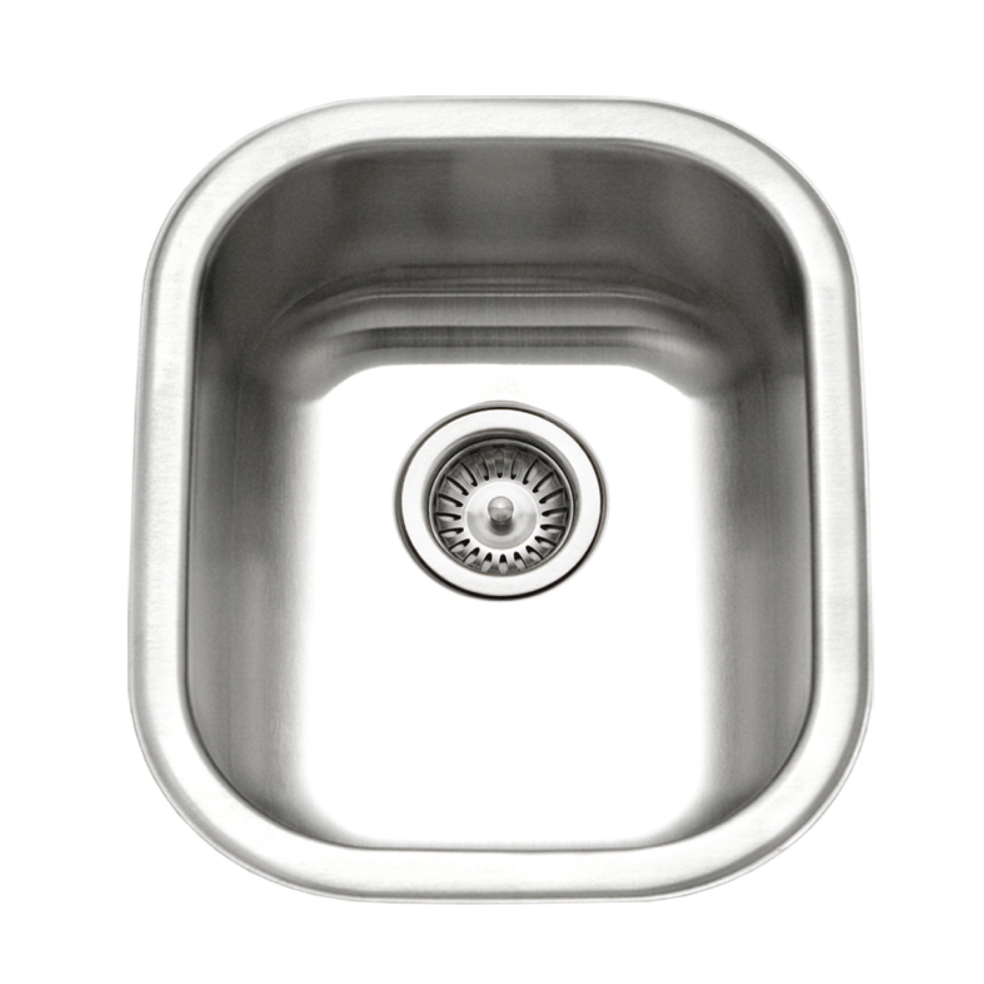 Houzer Club 14 inch Stainless Steel Undermount Medium Bar and Prep Sink - CS-1407