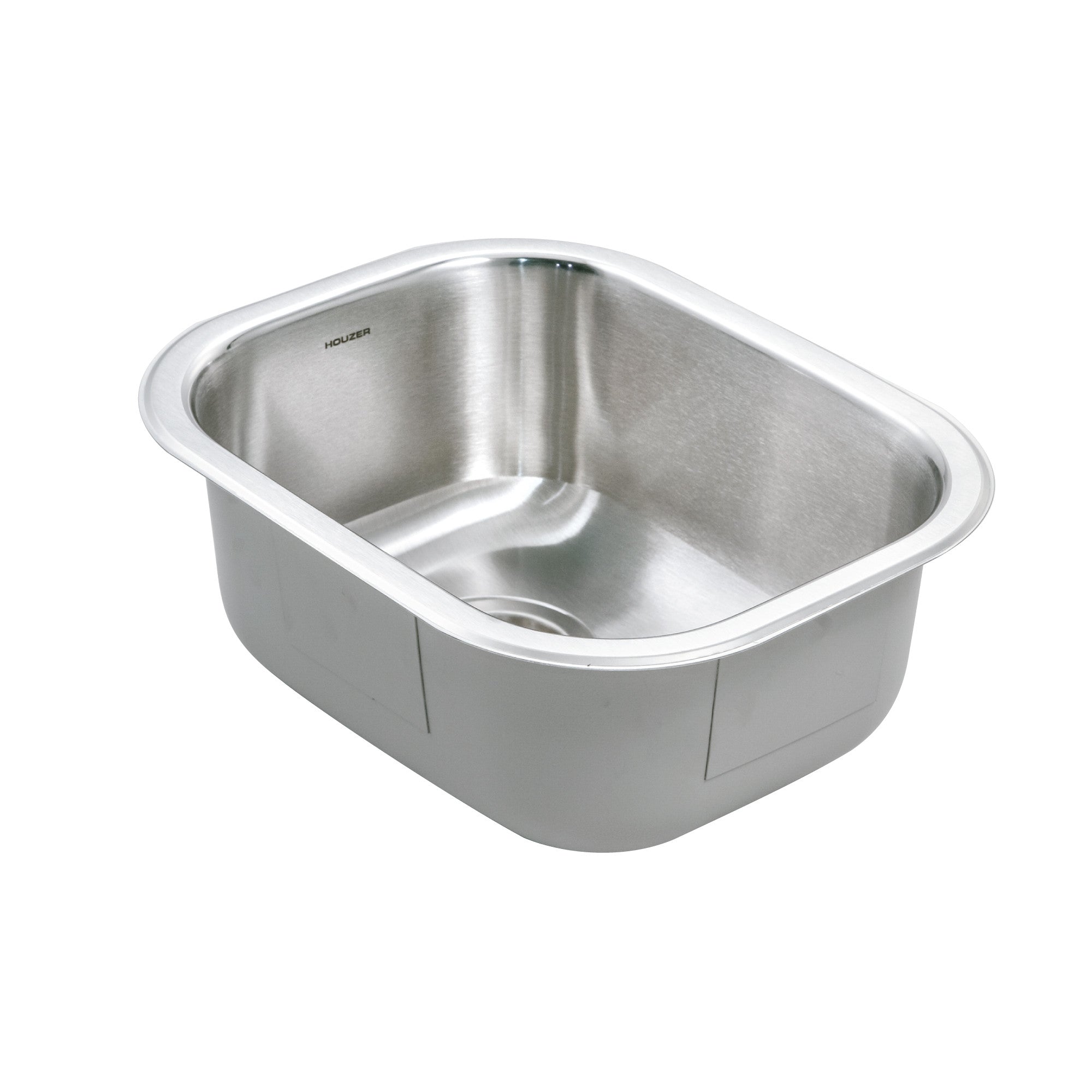 Houzer Club 14 inch Stainless Steel Undermount Medium Bar and Prep Sink - CS-1407