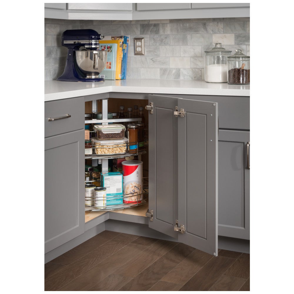 Easy 360 Lazy Susan Rotating Corner Organizer