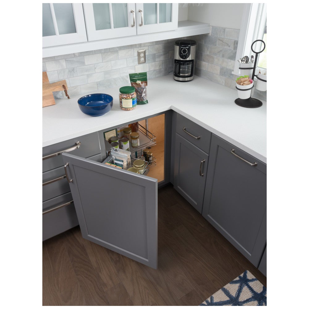 Blind Corner Soft-close Sliding Door Organizer