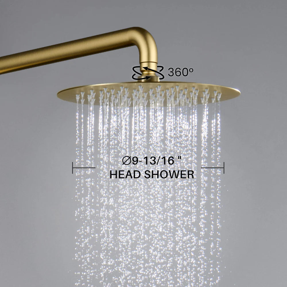 Halo Pressure Balanced 2-Function Shower Column with Rough In Valve