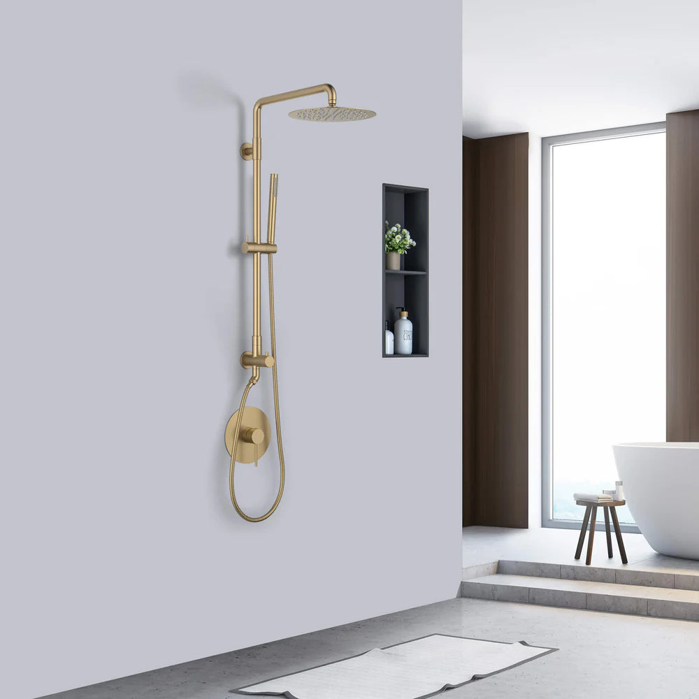 Halo Pressure Balanced 2-Function Shower Column with Rough In Valve