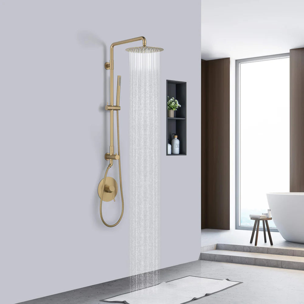 Halo Pressure Balanced 2-Function Shower Column with Rough In Valve