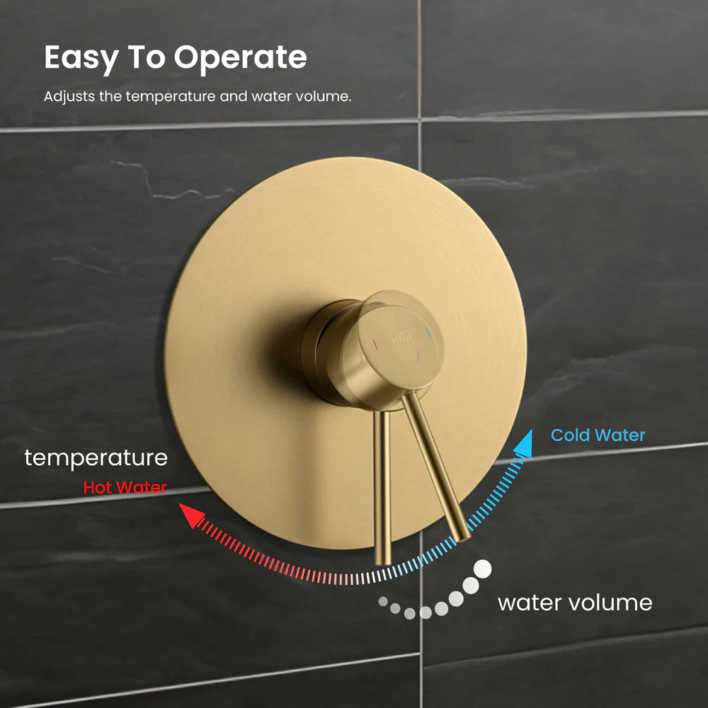 Halo Pressure Balanced 2-Function Shower Column with Rough In Valve