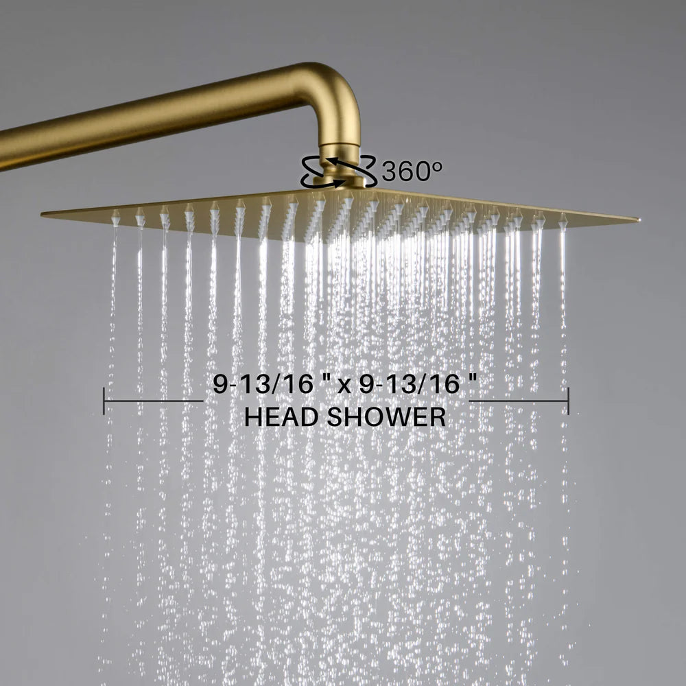 Quadra Pressure Balanced 2-Function Shower Column with Rough In Valve