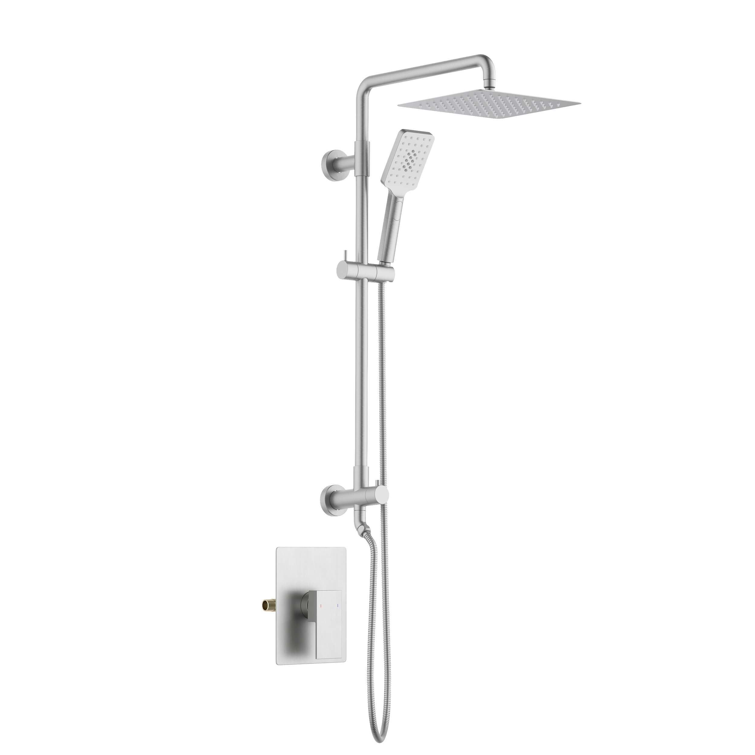 Quadra Pressure Balanced 2-Function Shower Column with Rough In Valve