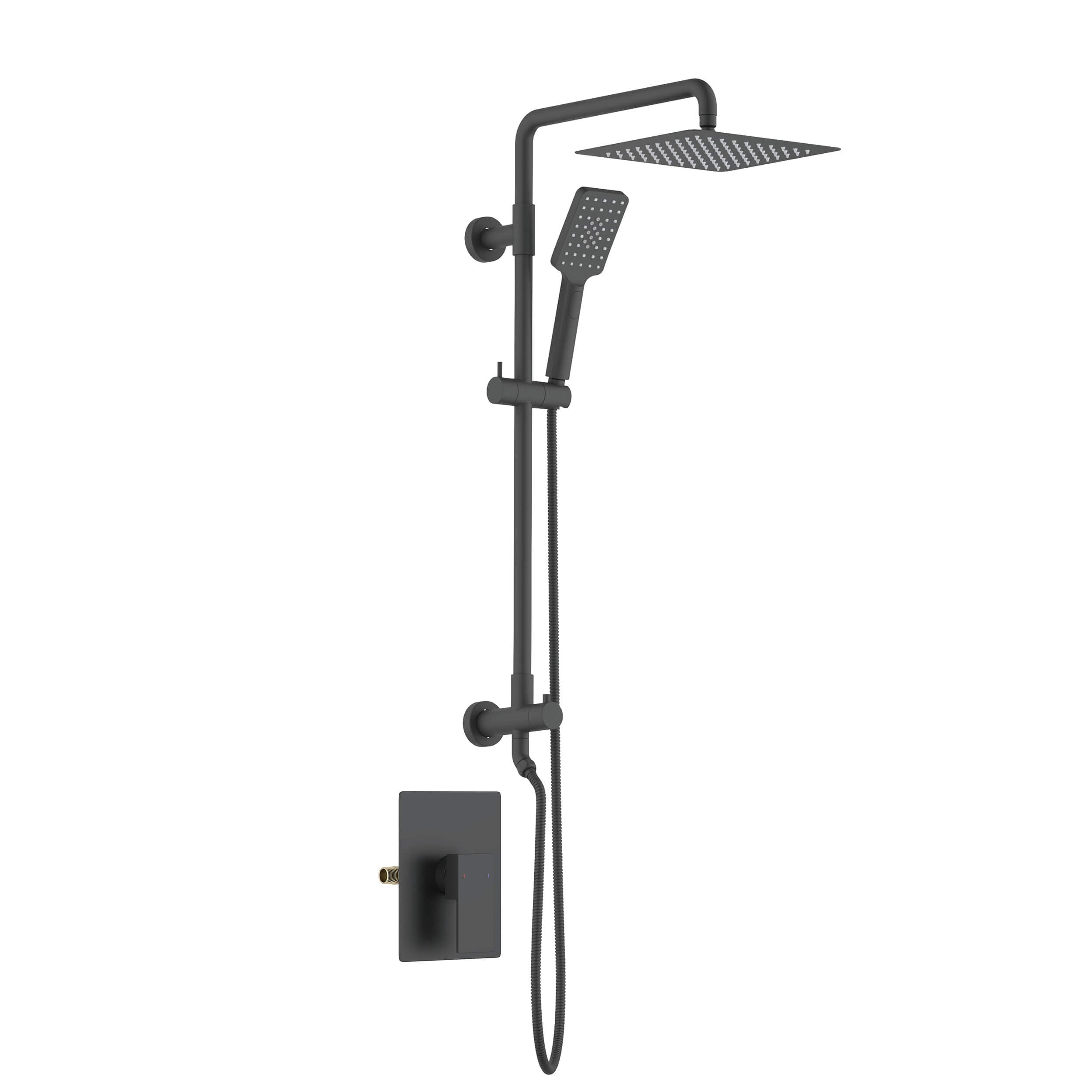 Quadra Pressure Balanced 2-Function Shower Column with Rough In Valve