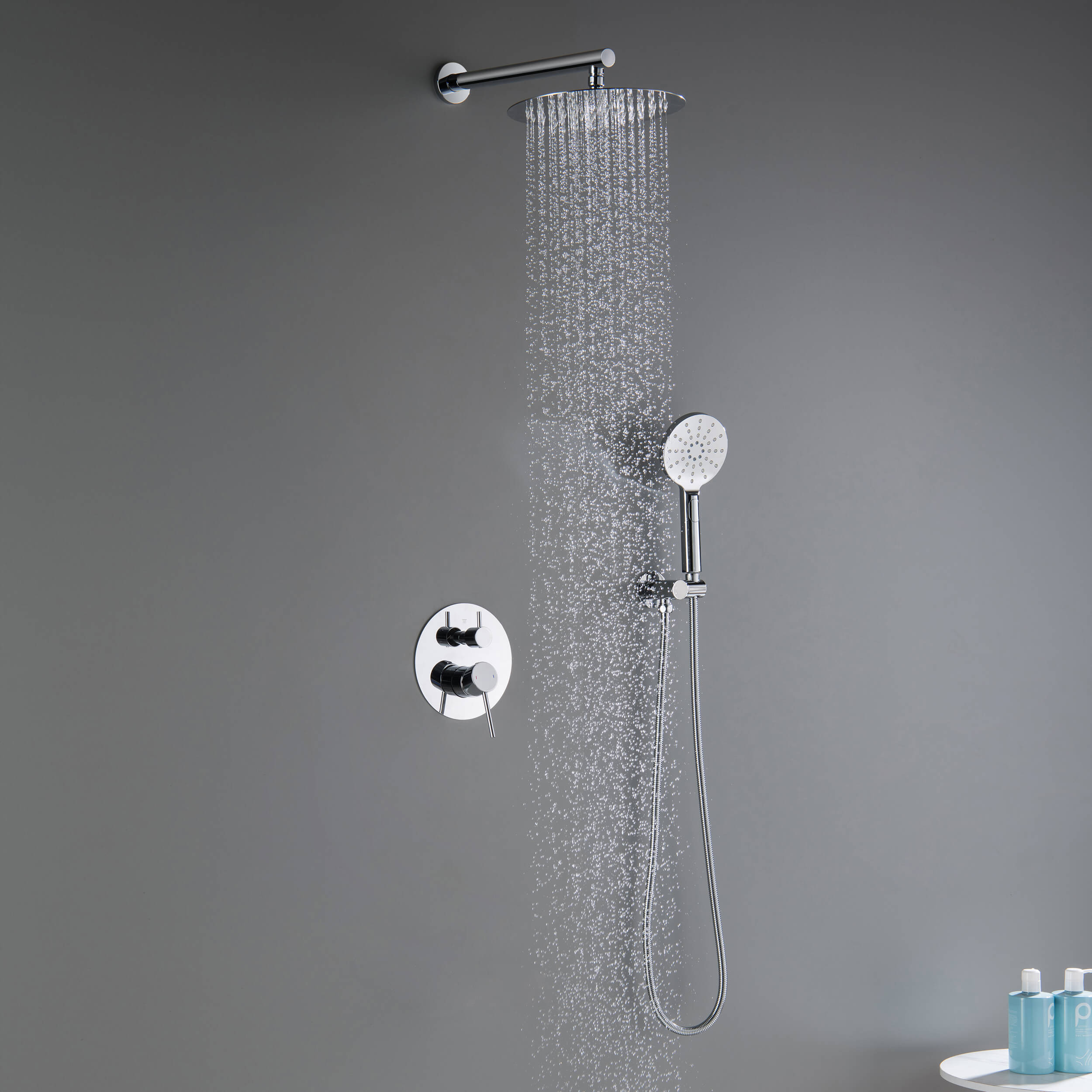 Halo Pressure Balanced 2-Function Shower System with Rough-In Valve