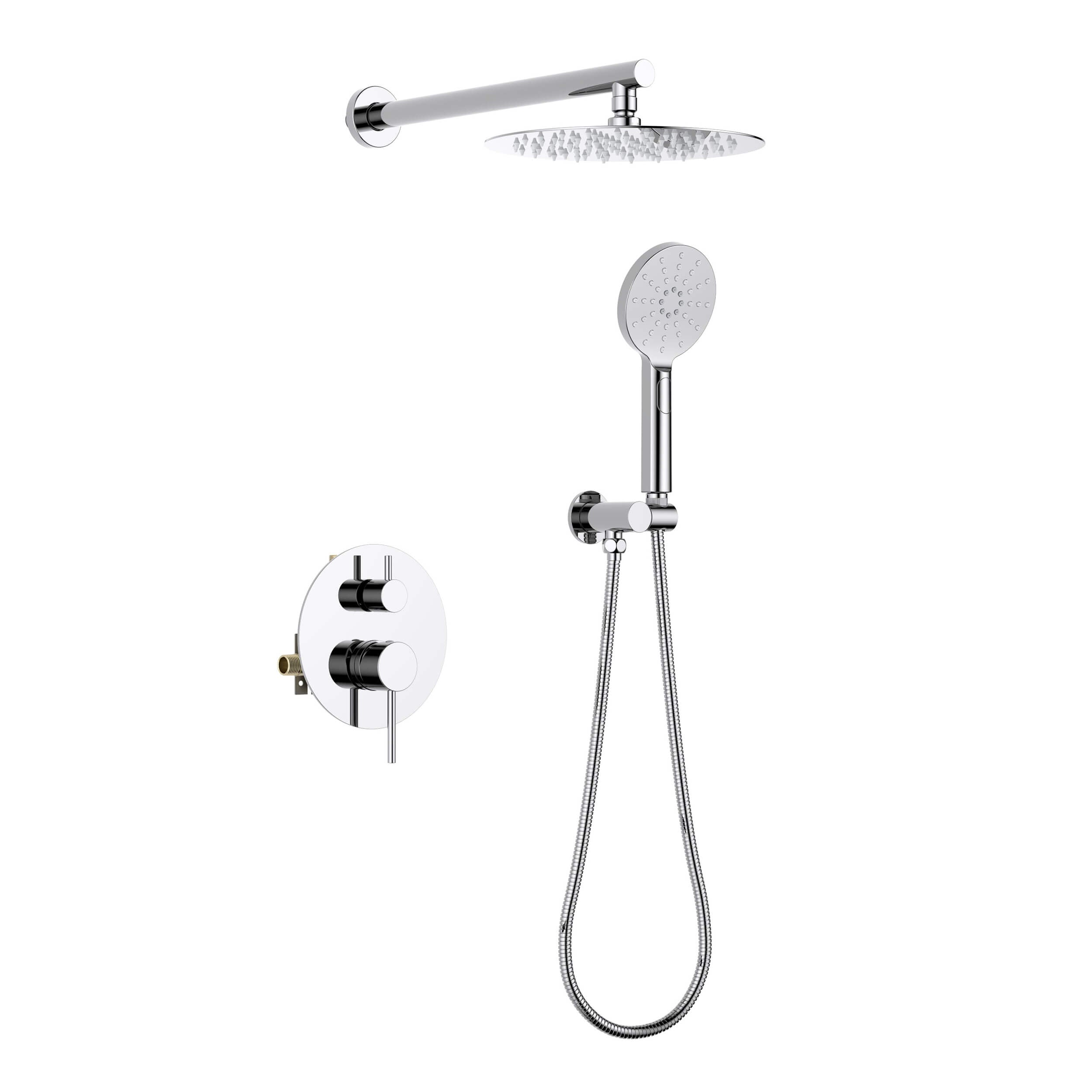 Halo Pressure Balanced 2-Function Shower System with Rough-In Valve