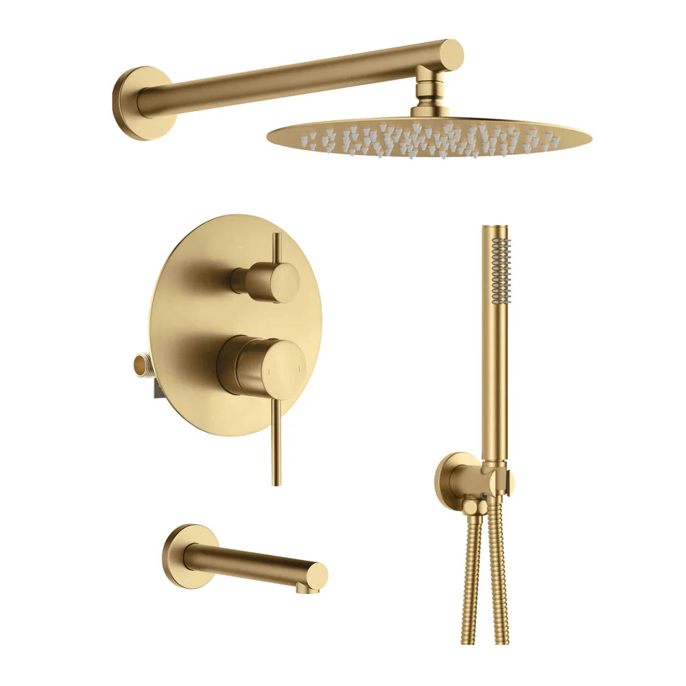 Halo Pressure Balanced 3-Function Shower System with Rough-In Valve