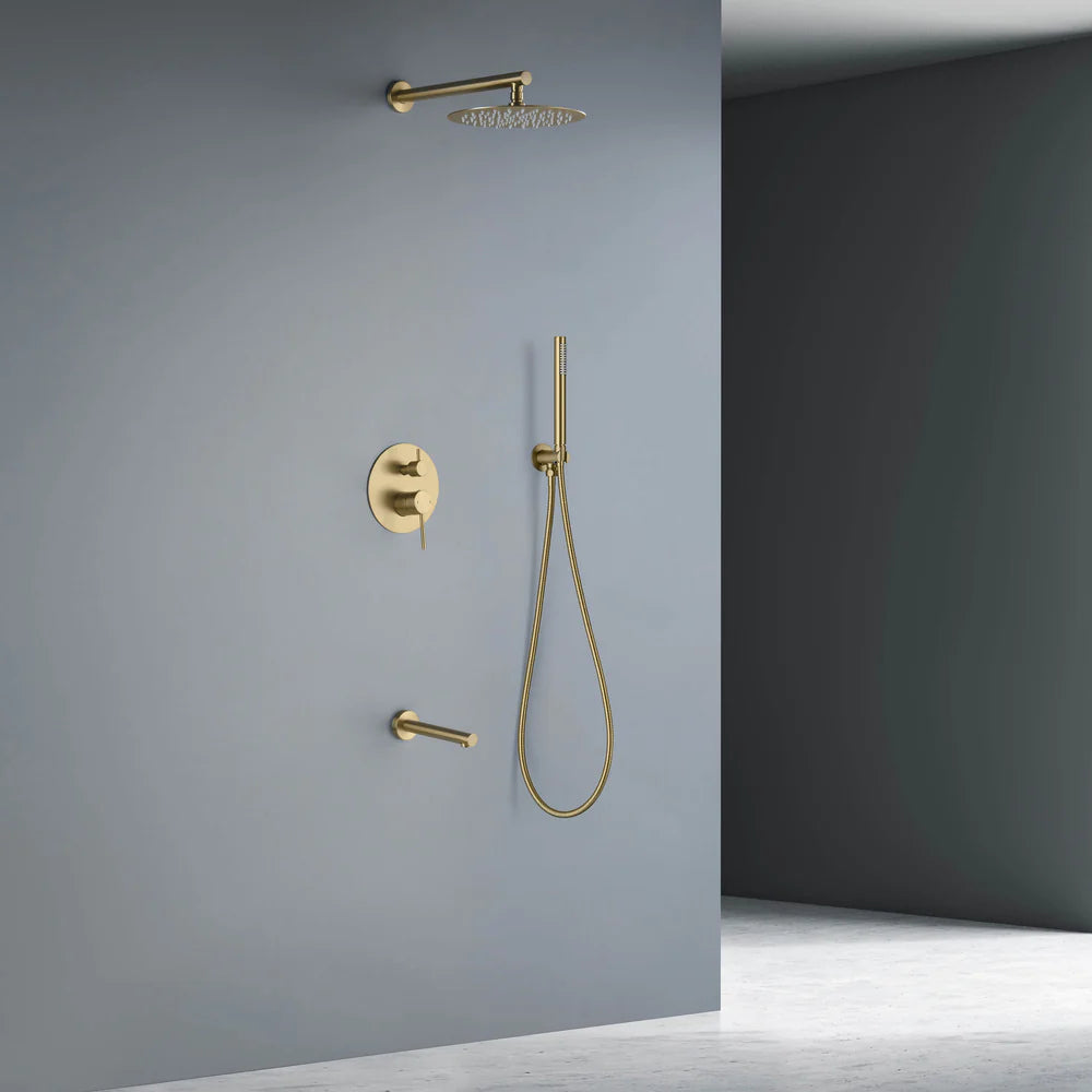 Halo Pressure Balanced 3-Function Shower System with Rough-In Valve