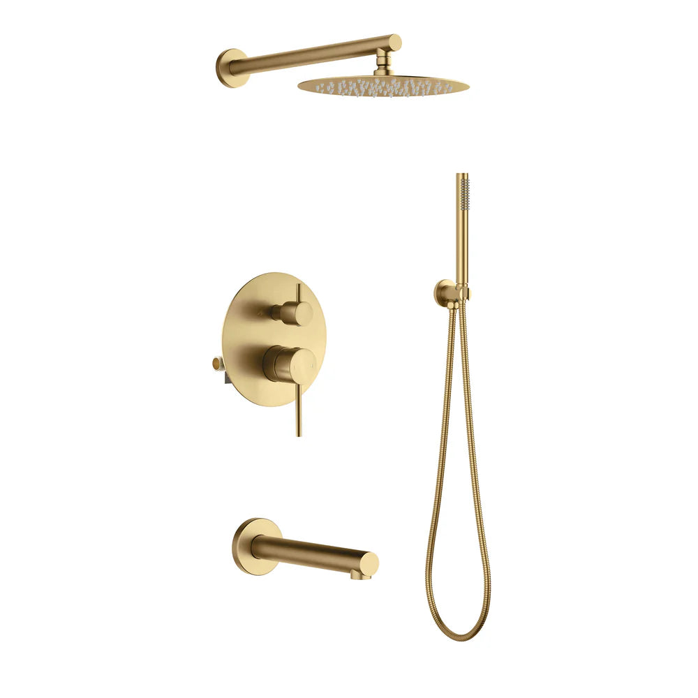 Halo Pressure Balanced 3-Function Shower System with Rough-In Valve