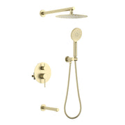 Halo Pressure Balanced 3-Function Shower System with Rough-In Valve