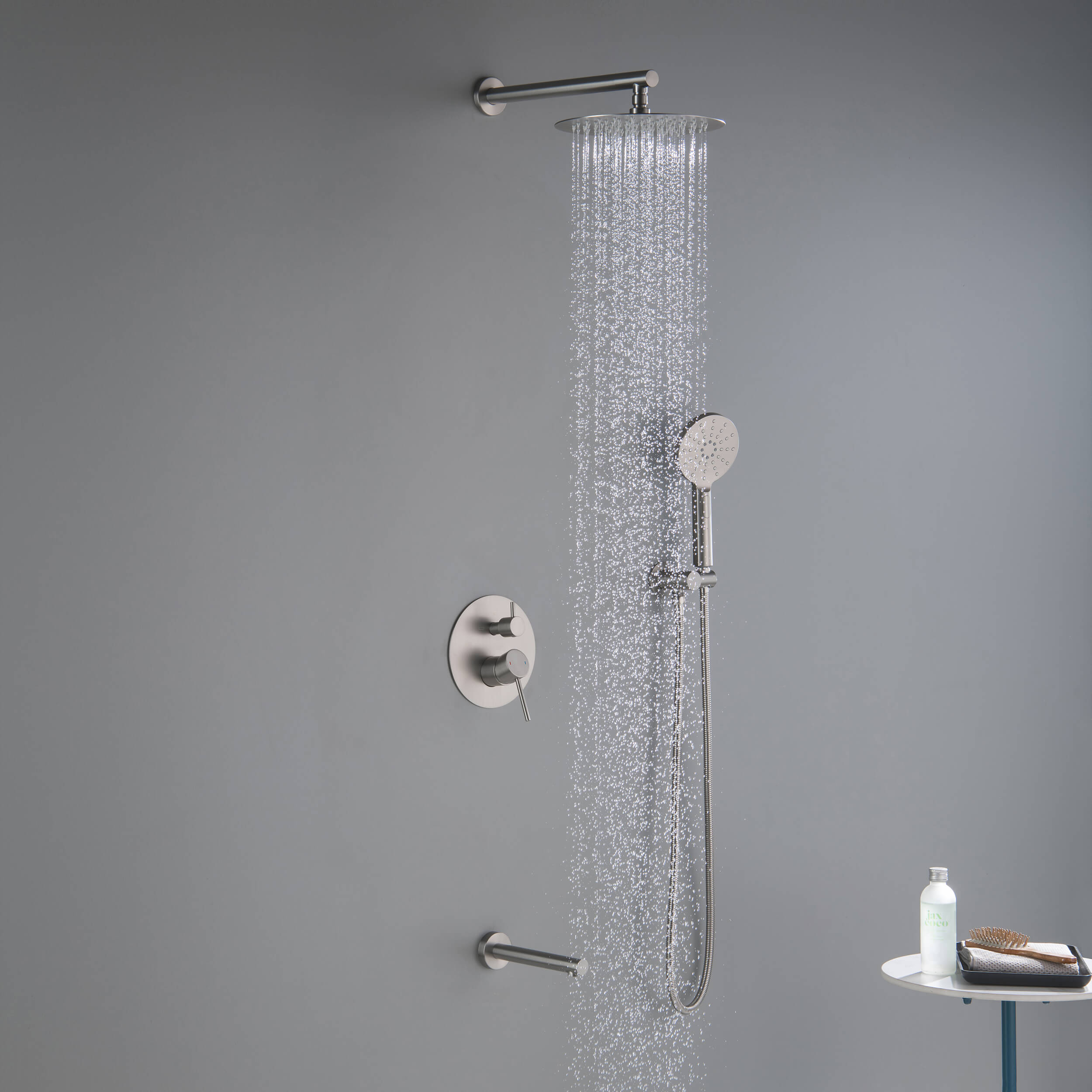 Halo Pressure Balanced 3-Function Shower System with Rough-In Valve