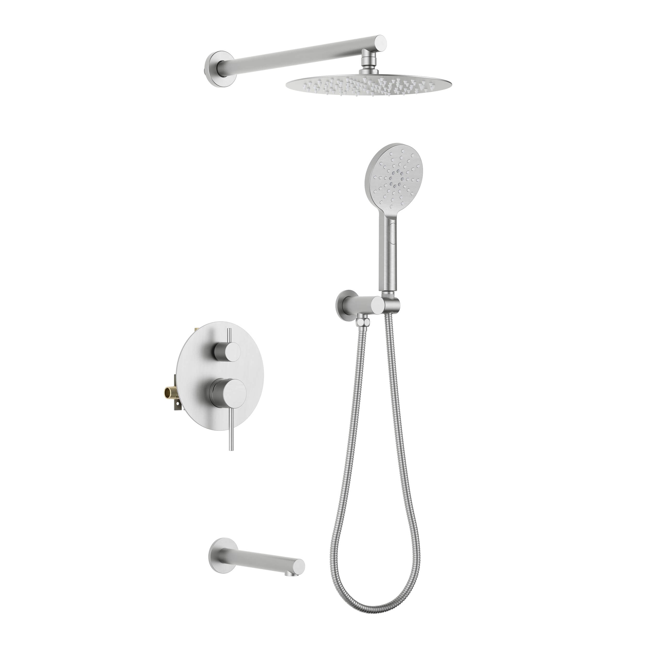 Halo Pressure Balanced 3-Function Shower System with Rough-In Valve