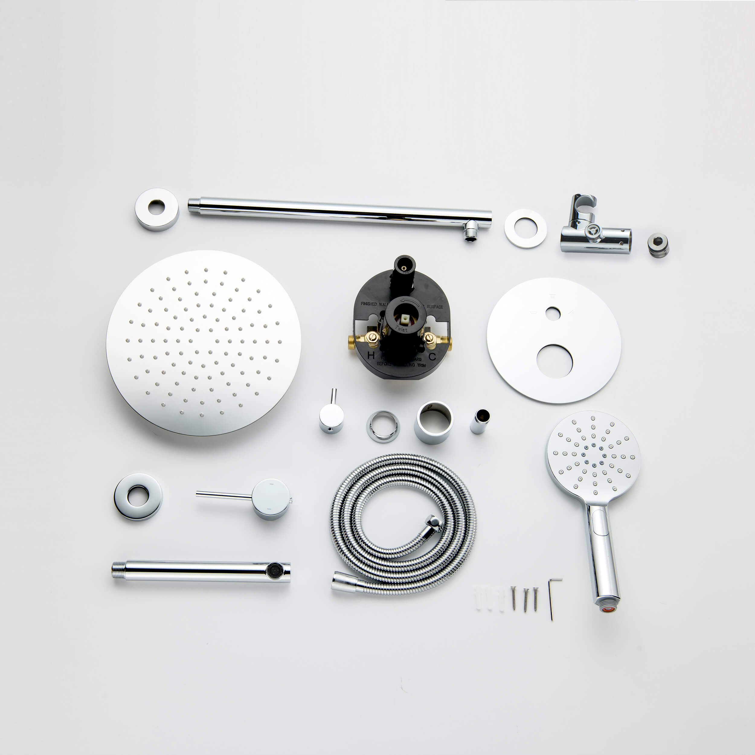 Halo Pressure Balanced 3-Function Shower System with Rough-In Valve