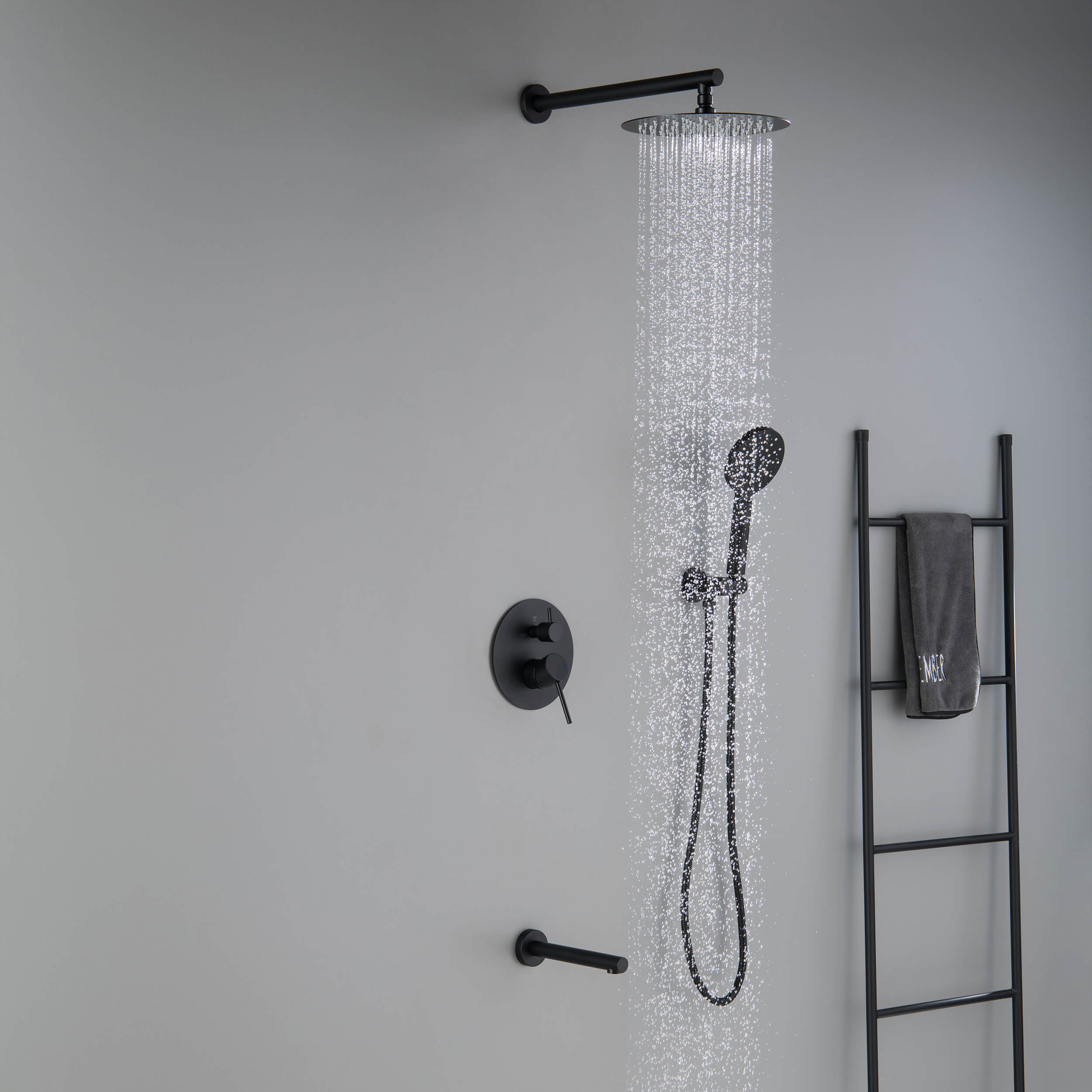 Halo Pressure Balanced 3-Function Shower System with Rough-In Valve