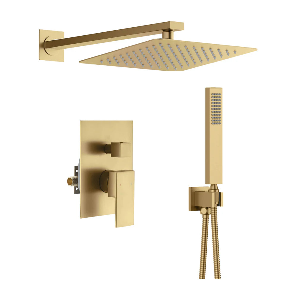 Quadra Pressure Balanced 2-Function Shower System with Rough-In Valve