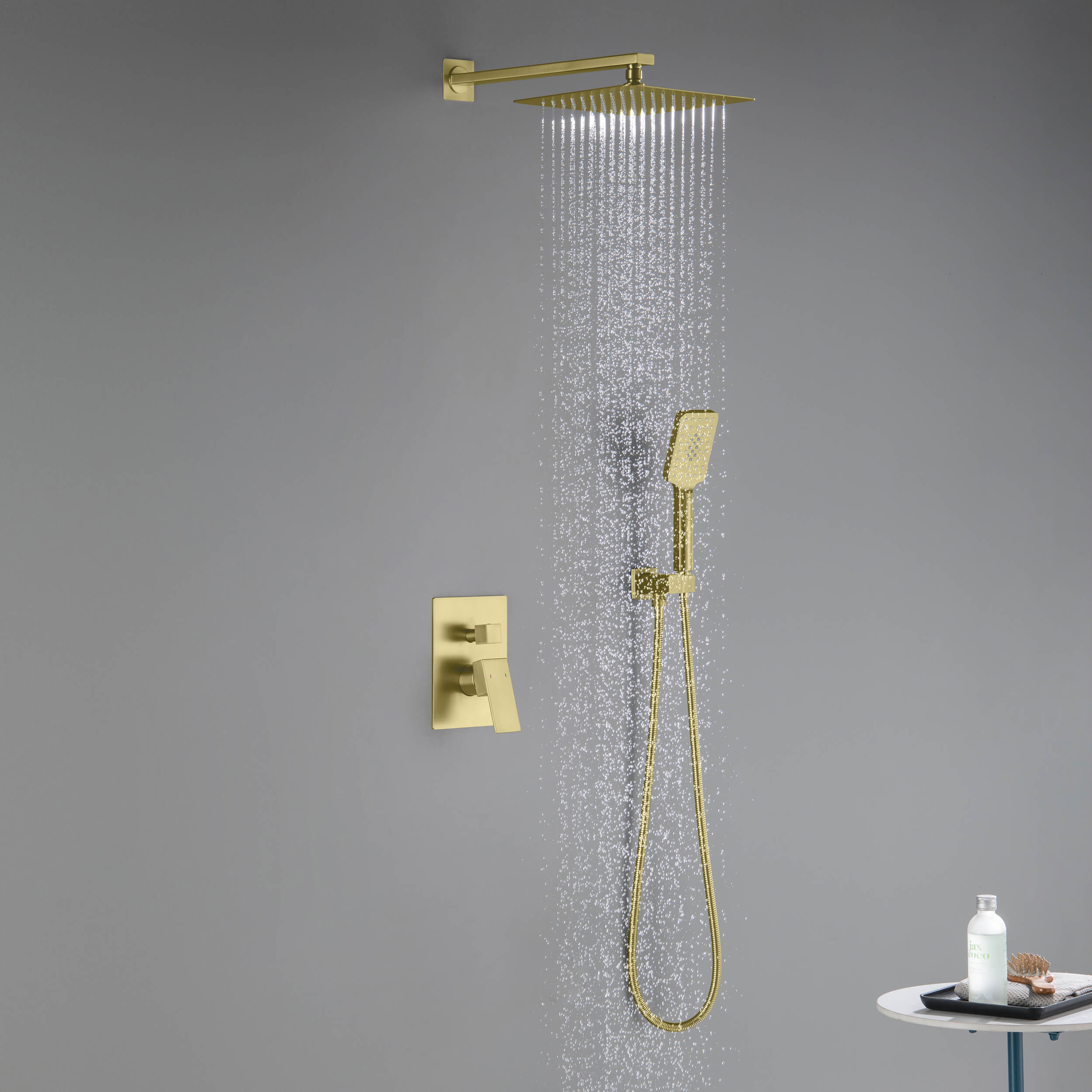 Quadra Pressure Balanced 2-Function Shower System with Rough-In Valve