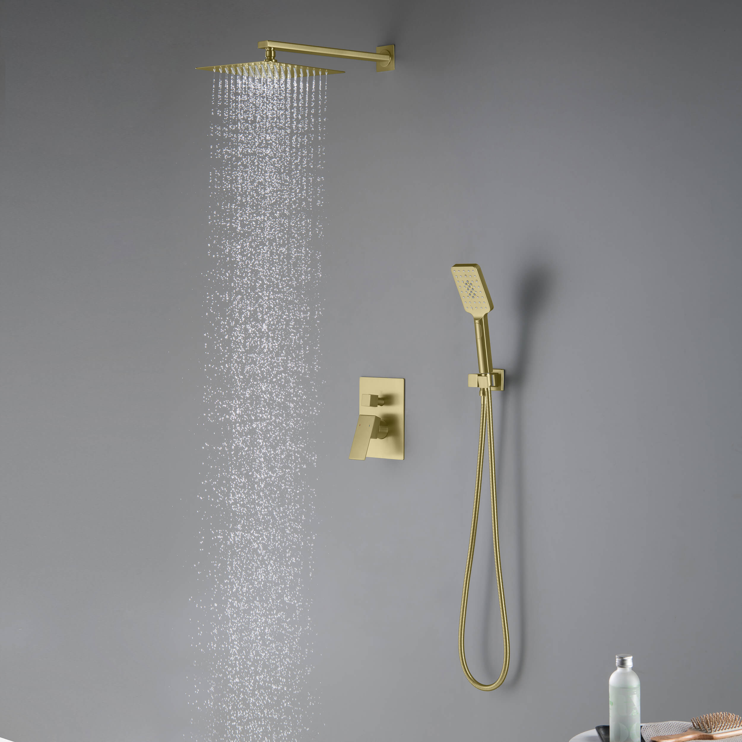 Quadra Pressure Balanced 2-Function Shower System with Rough-In Valve