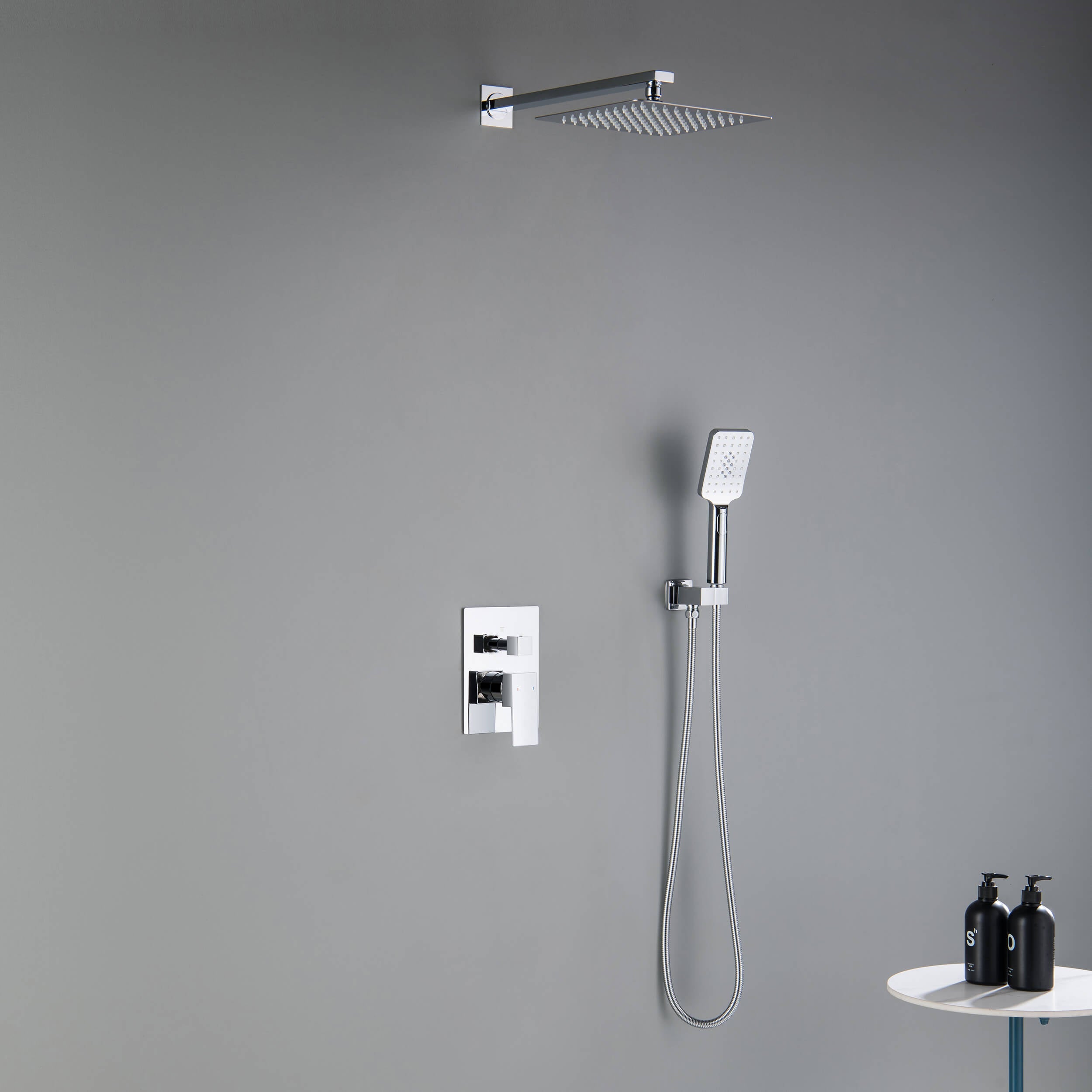 Quadra Pressure Balanced 2-Function Shower System with Rough-In Valve