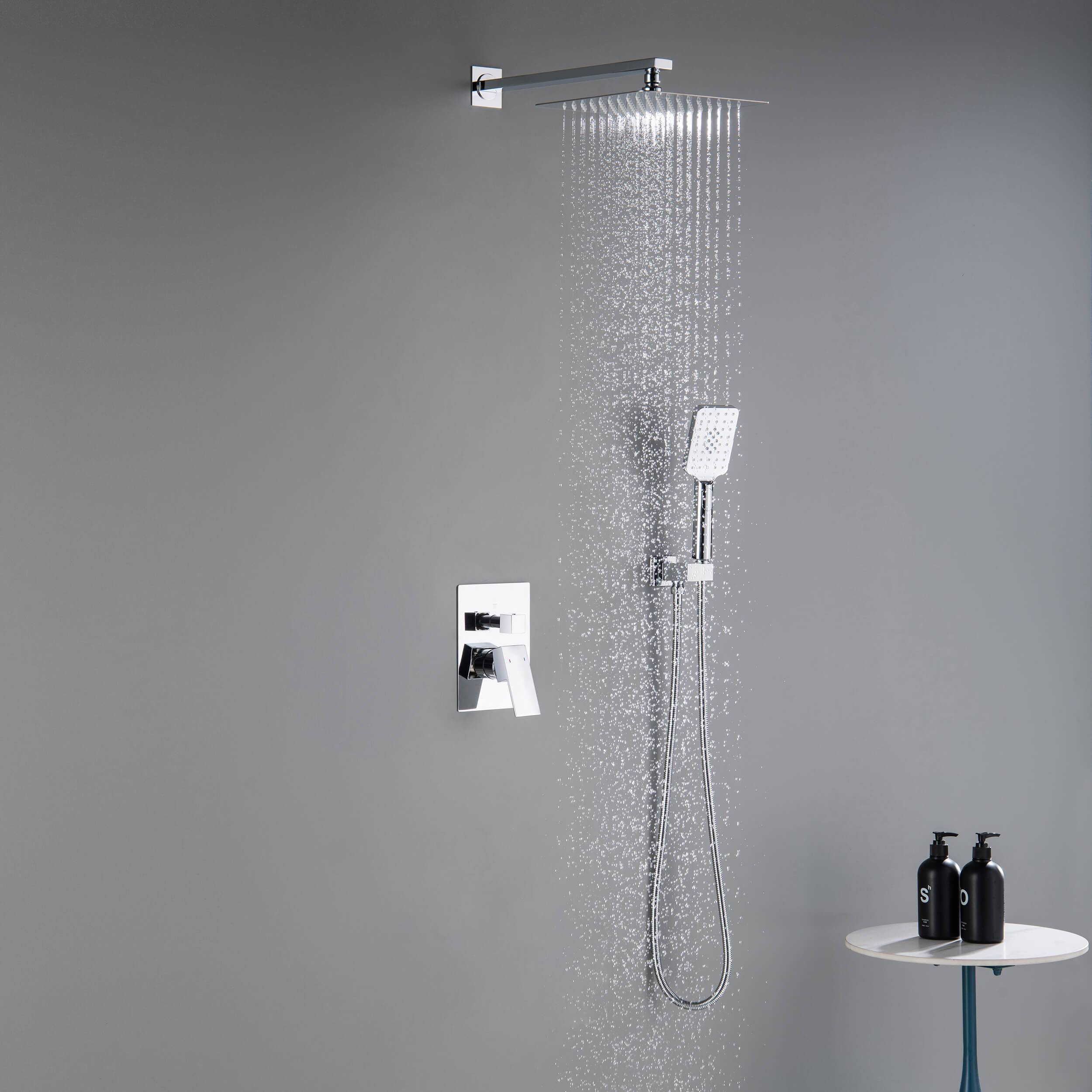 Quadra Pressure Balanced 2-Function Shower System with Rough-In Valve