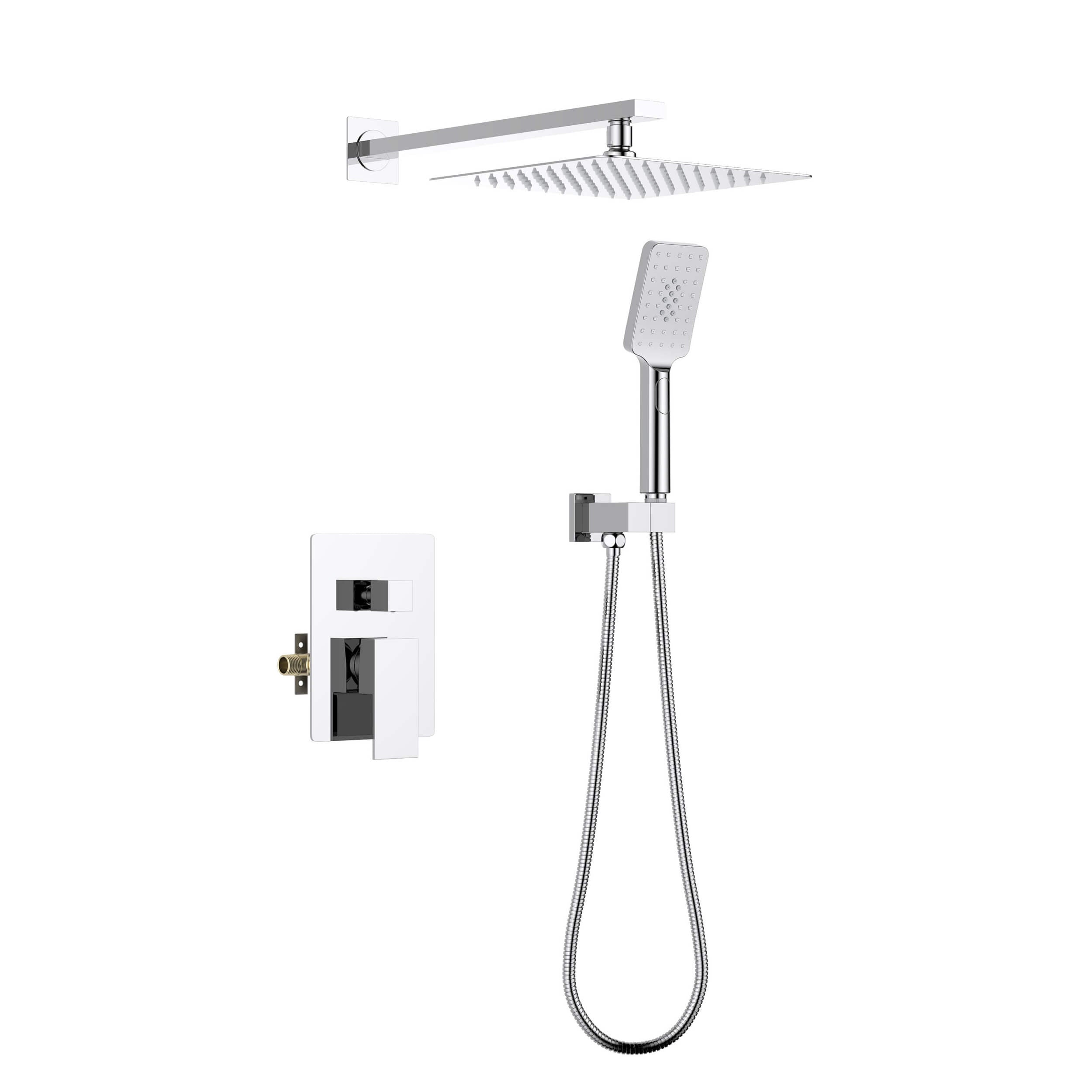 Quadra Pressure Balanced 2-Function Shower System with Rough-In Valve