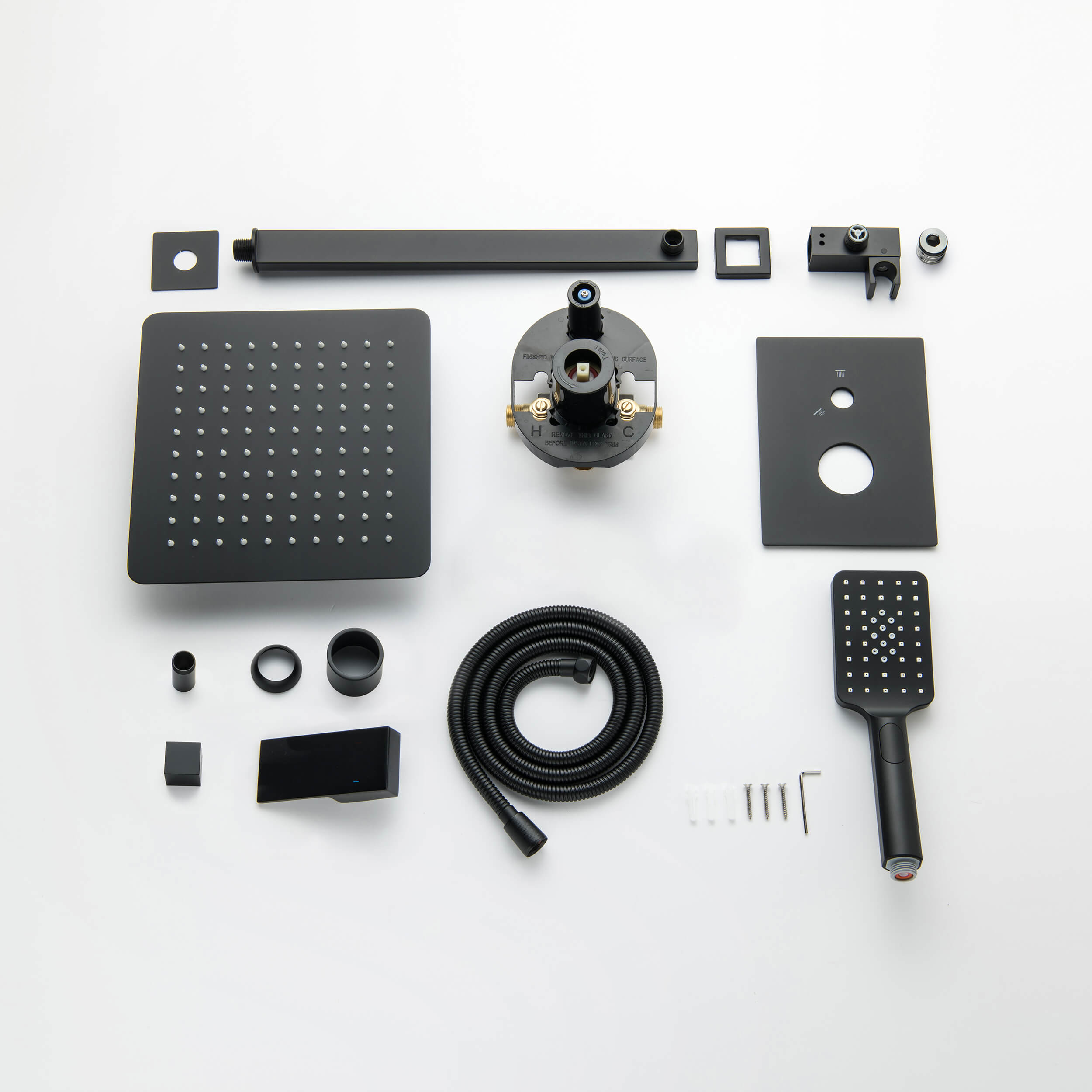 Quadra Pressure Balanced 2-Function Shower System with Rough-In Valve