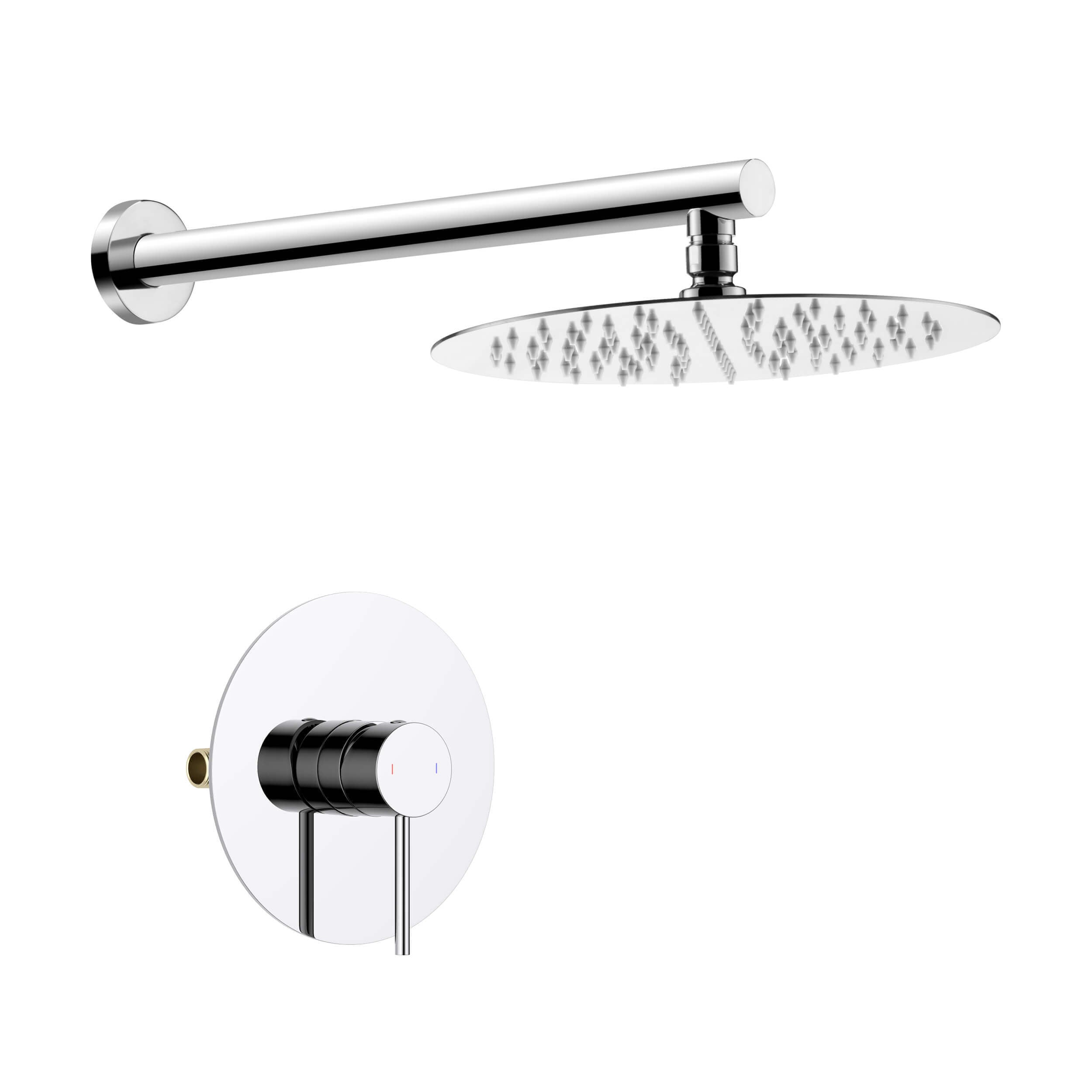 Halo Pressure Balanced Single Function Shower System with Rough-In Valve