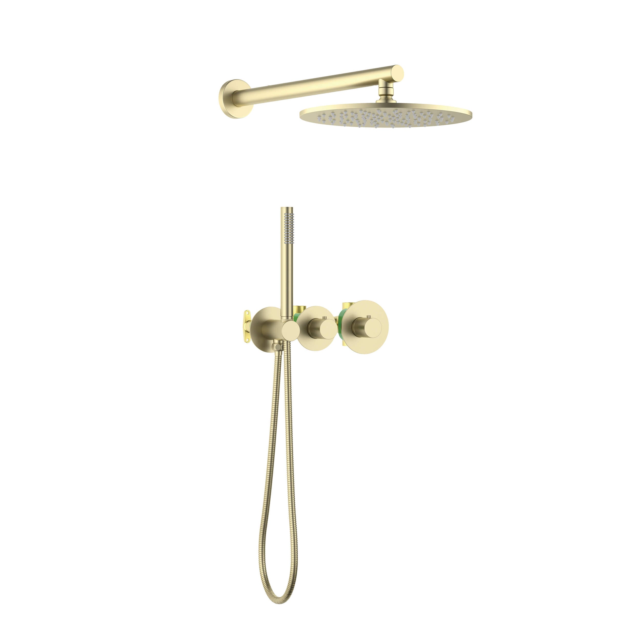 Halo 2 Way Thermostatic Shower System With Rough-in Valve