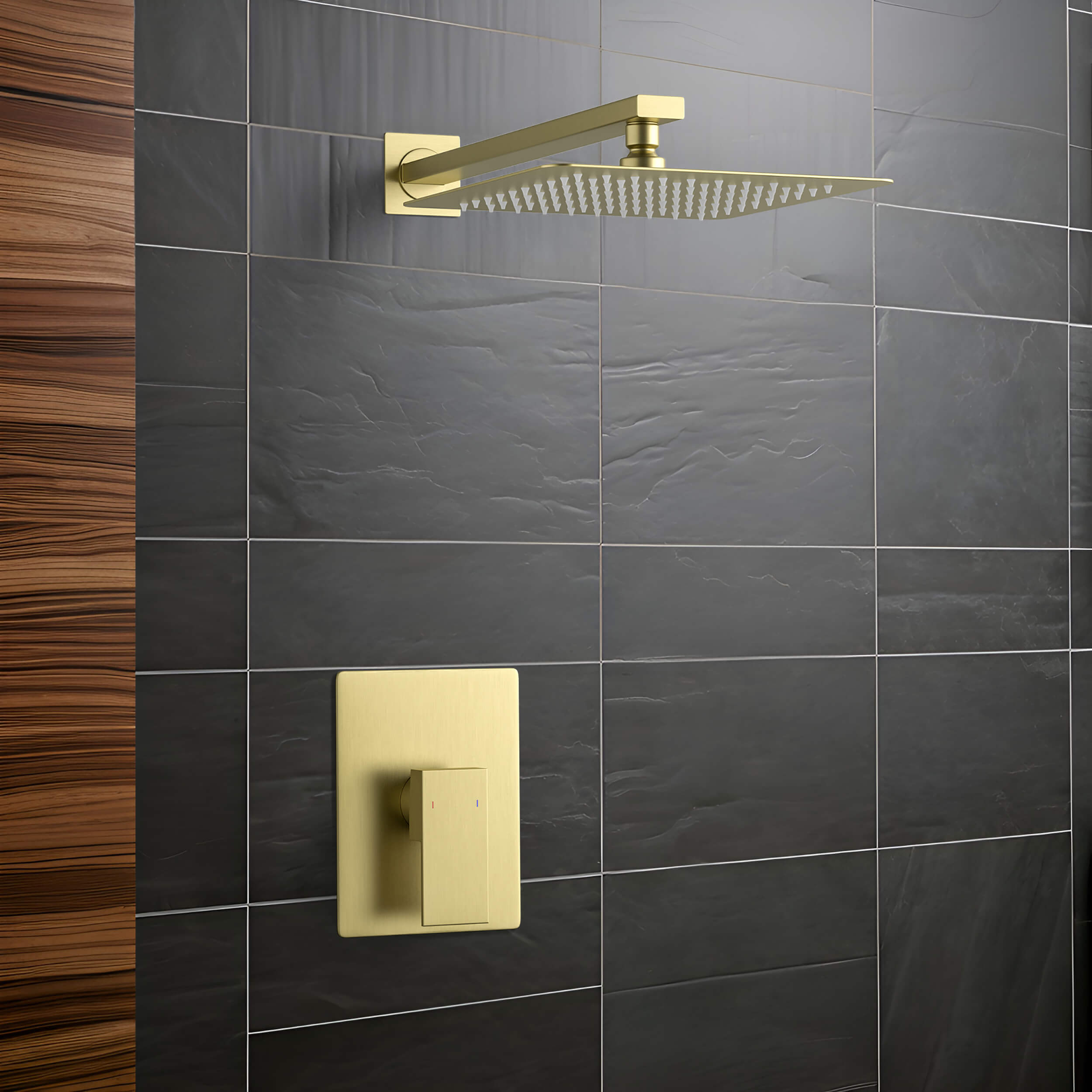 Quadra Pressure Balanced Single Function Shower System with Rough-In Valve